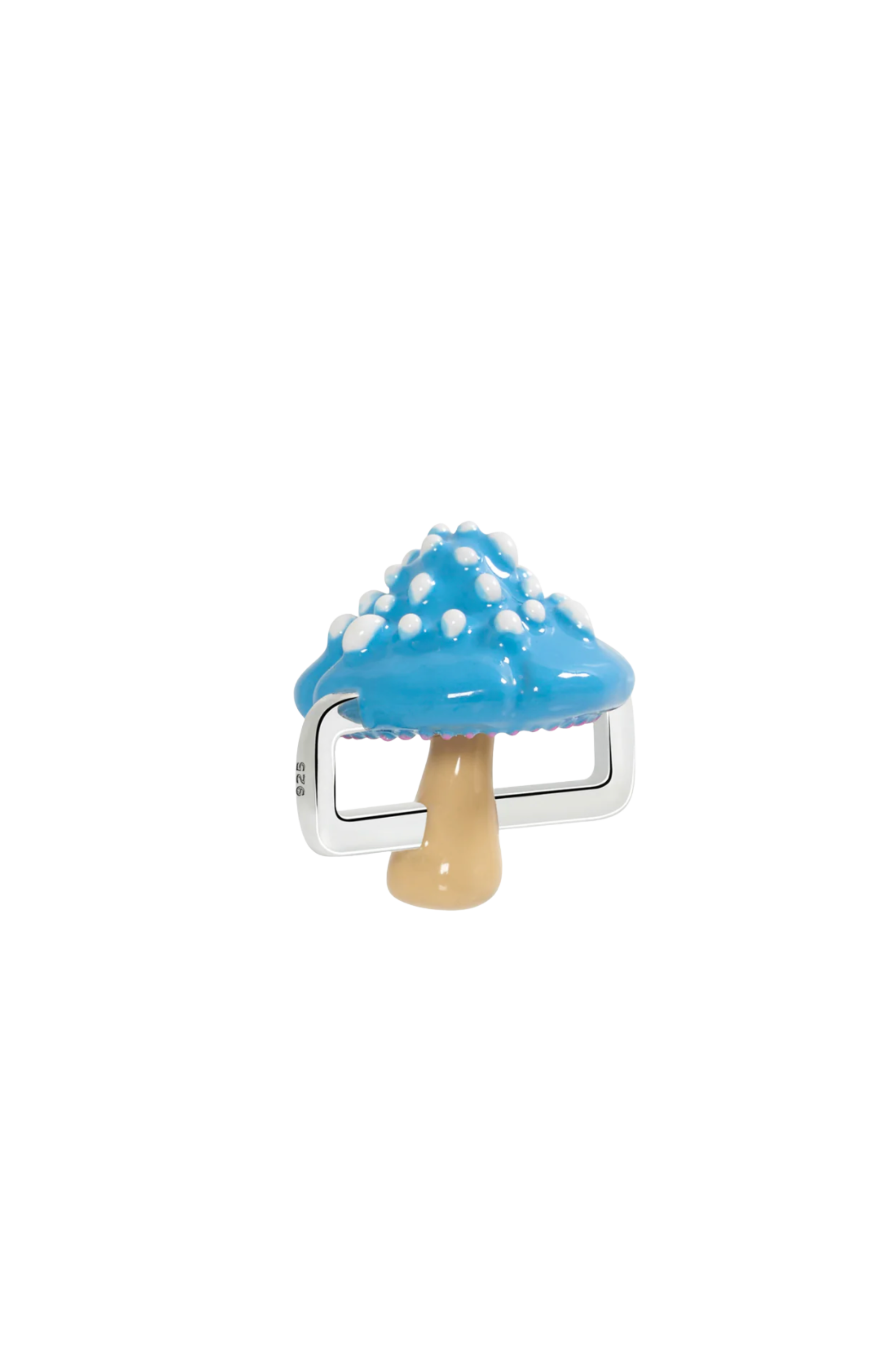 Poubel Blue Mushroom Charm