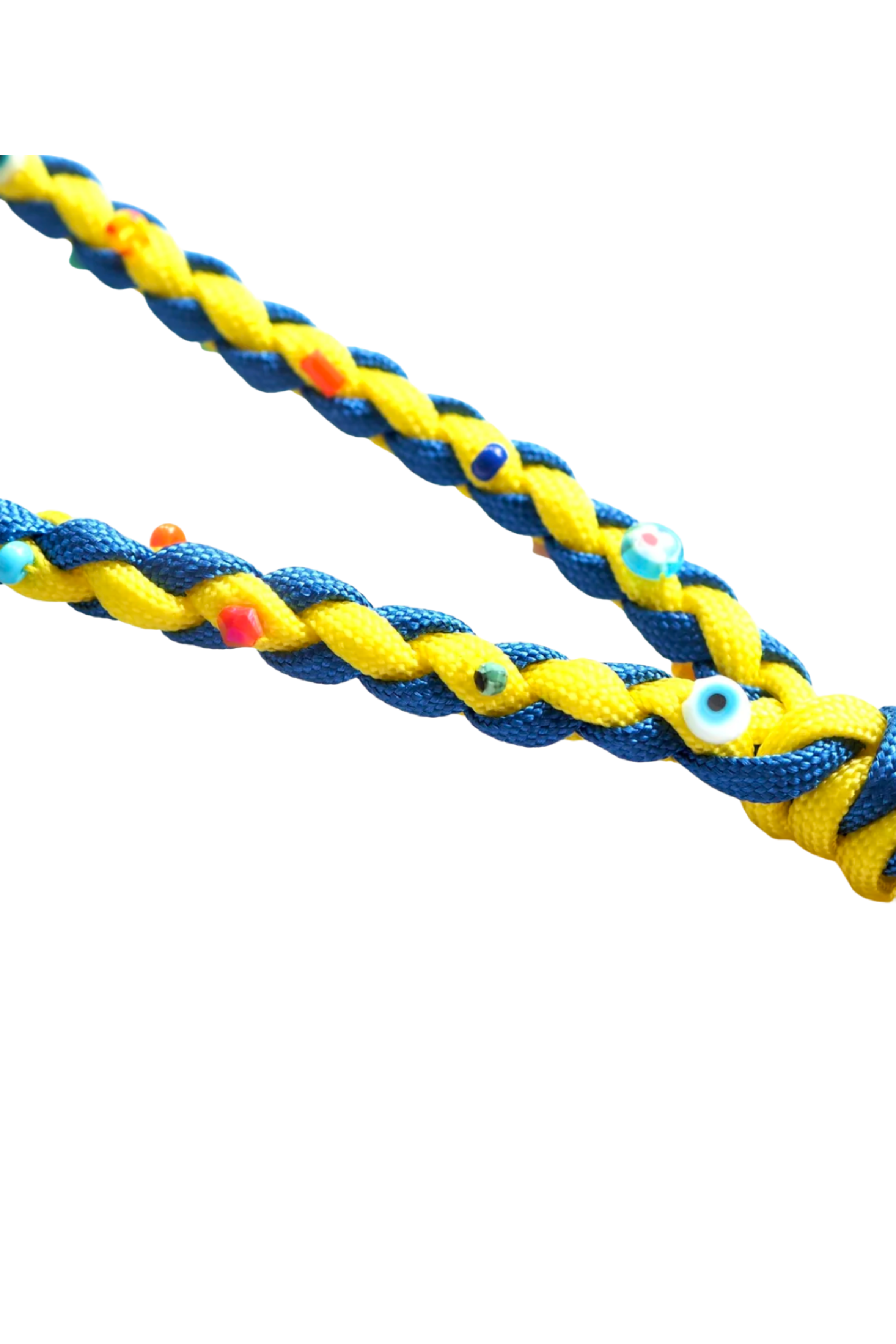 Bunny Shapiro Blue/ Yellow Phone Strap