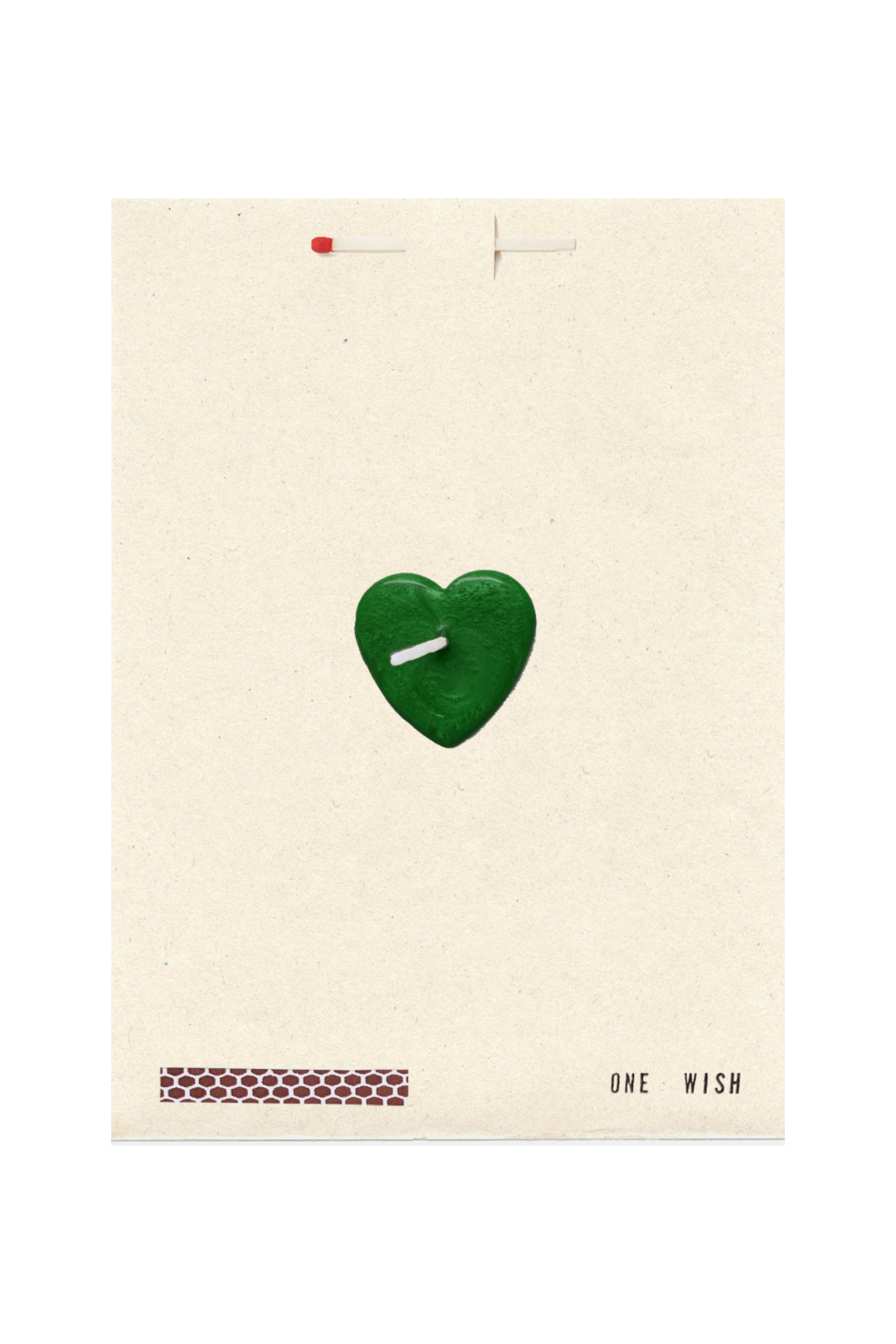 Wish Cards - Green Heart