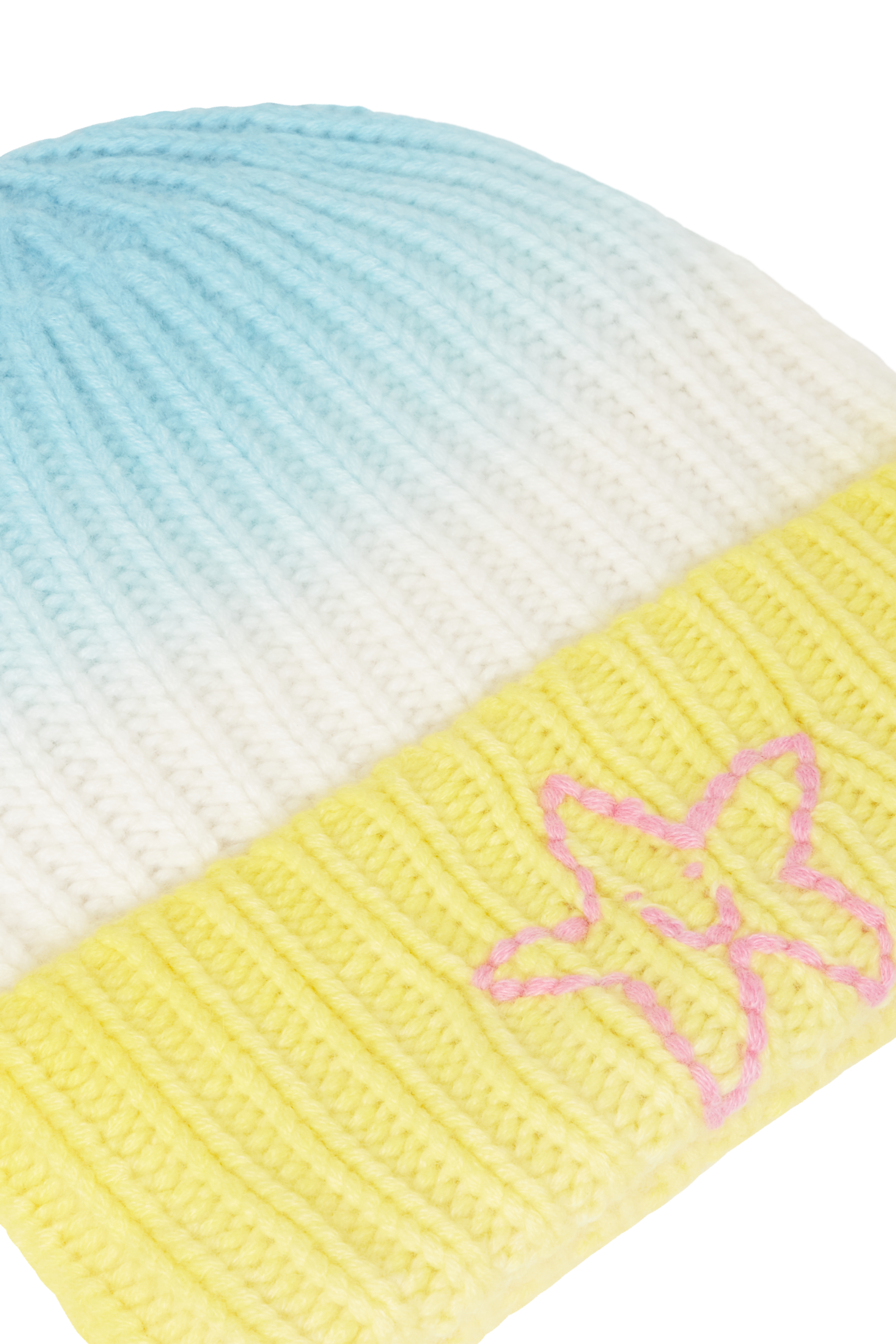 Mira Mikati x Hurray Star Embroidered Ombre Beanie