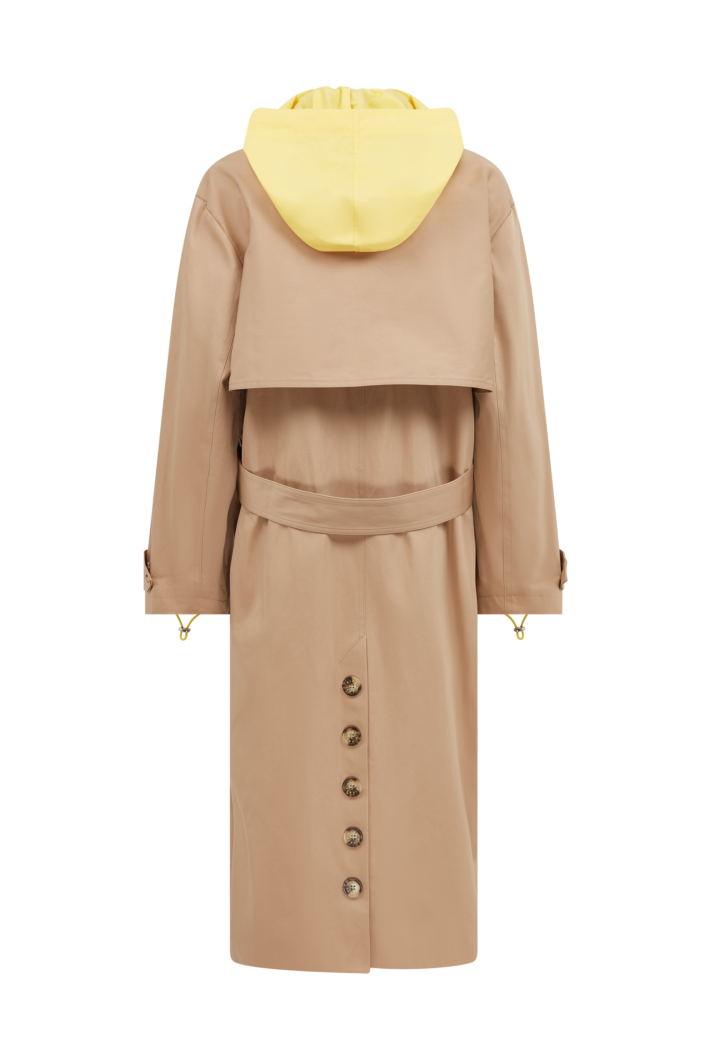 Trench Coat With Patches