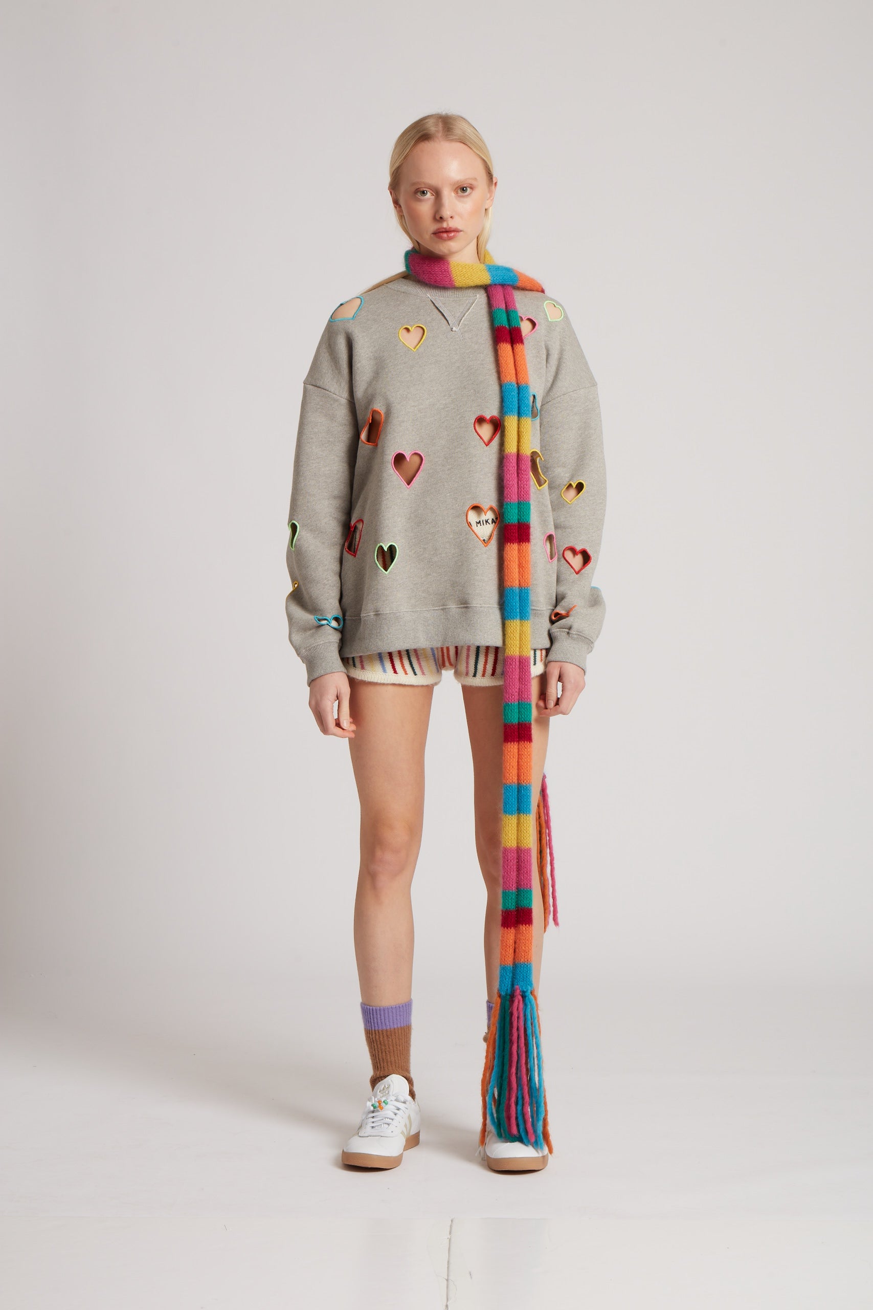 Cut-Out Heart Sweatshirt