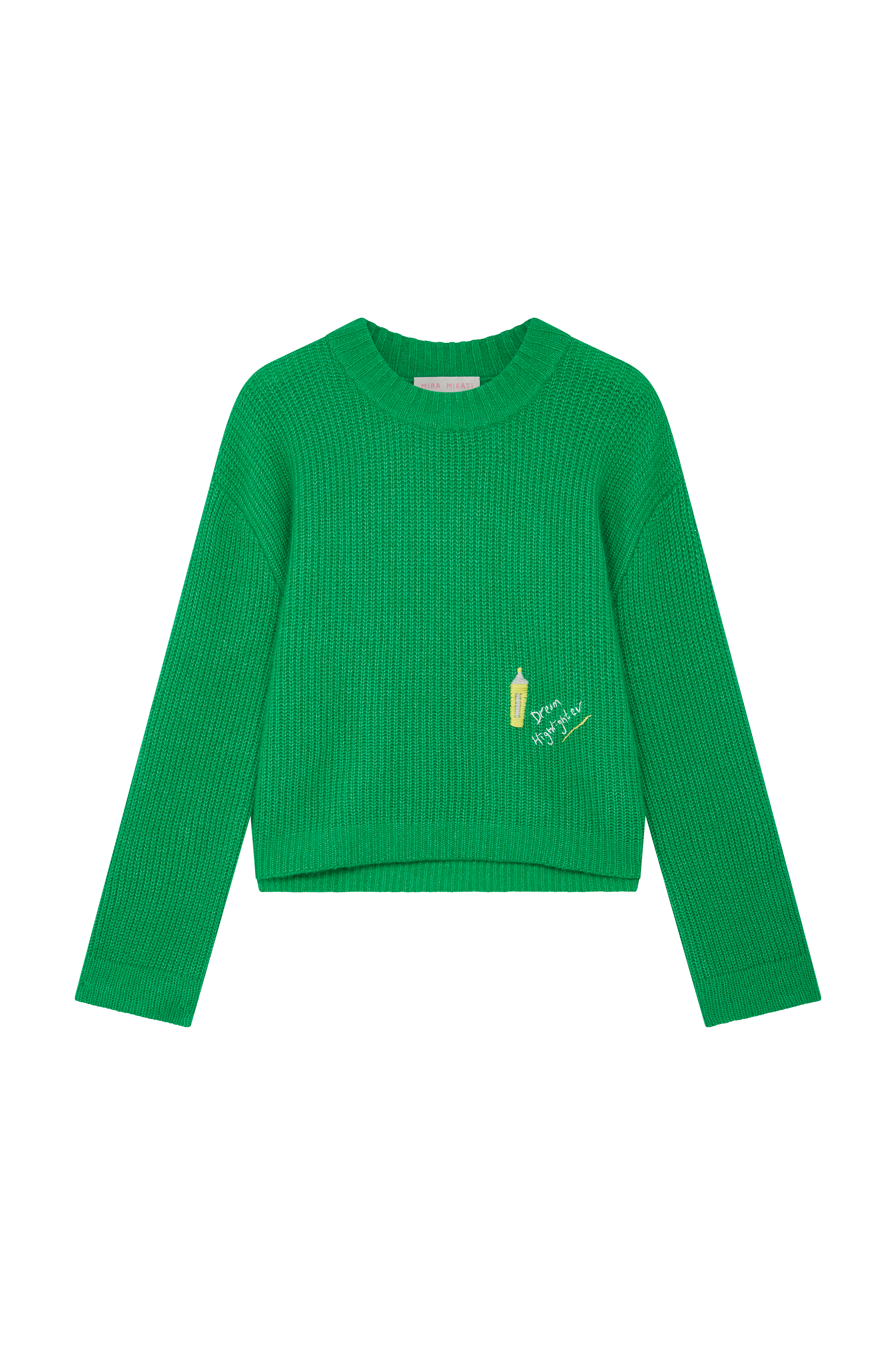 Embroidered Highlighter Cashmere Blend Jumper