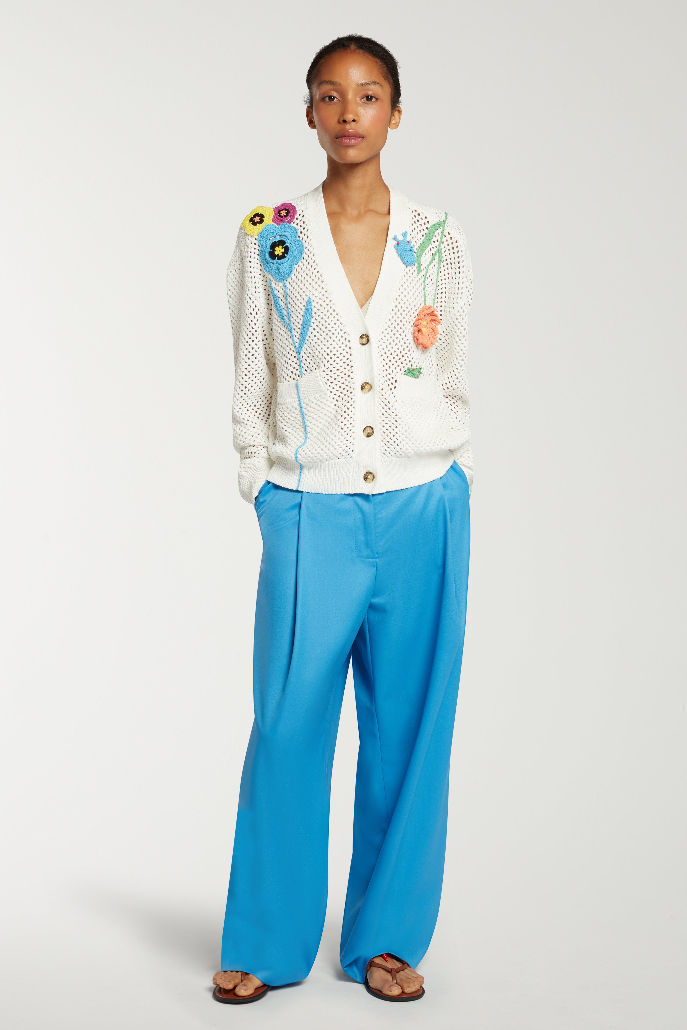 Flower Crochet Cardigan