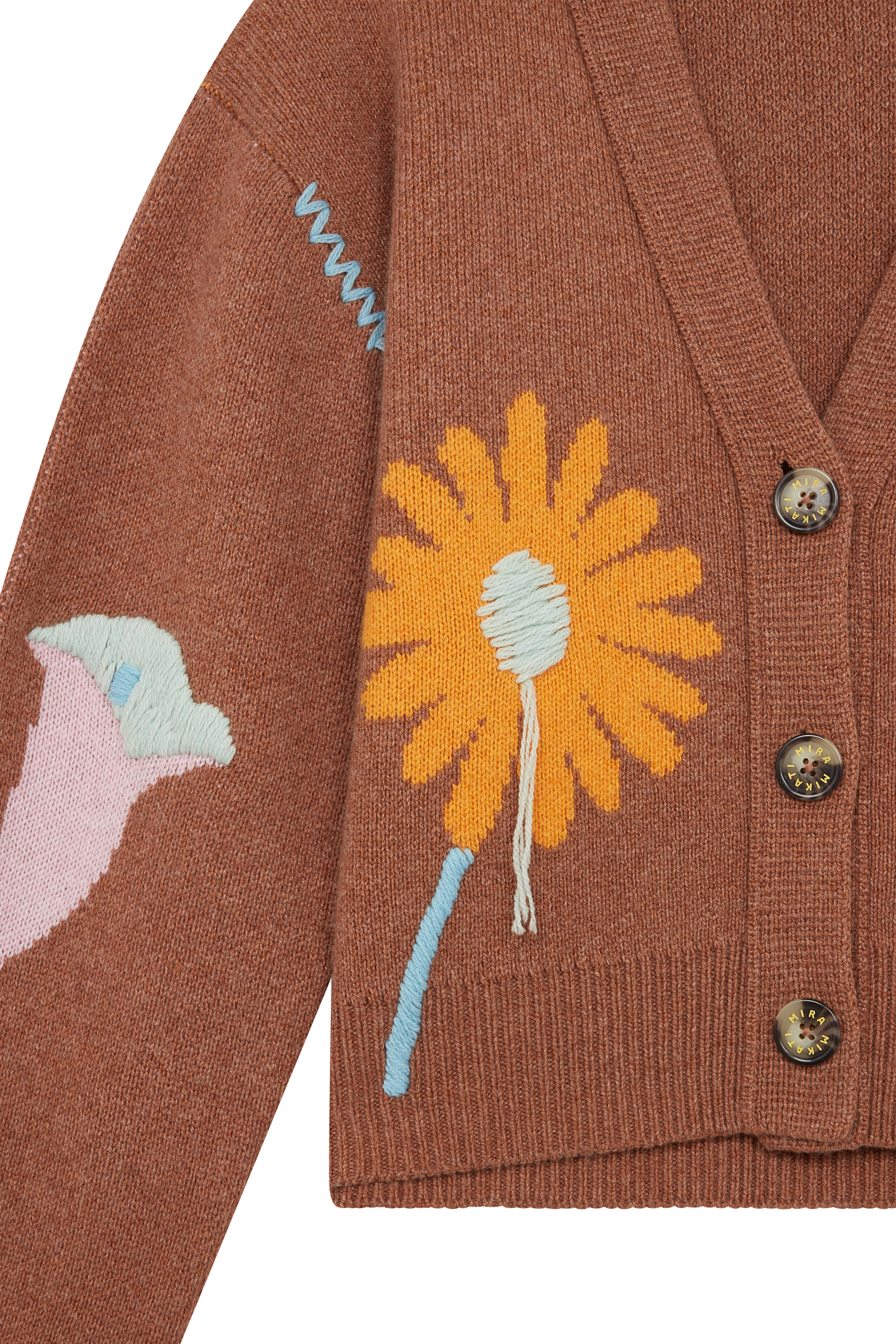 Floral Intarsia Cardigan