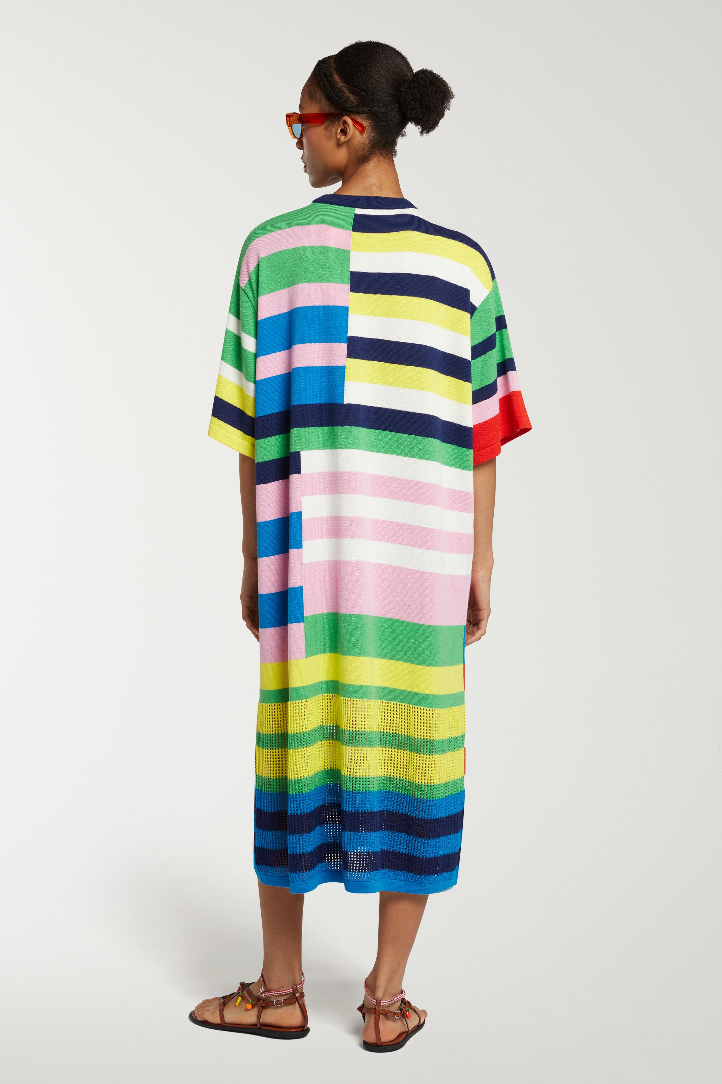 Knit Stripe T-Shirt Dress