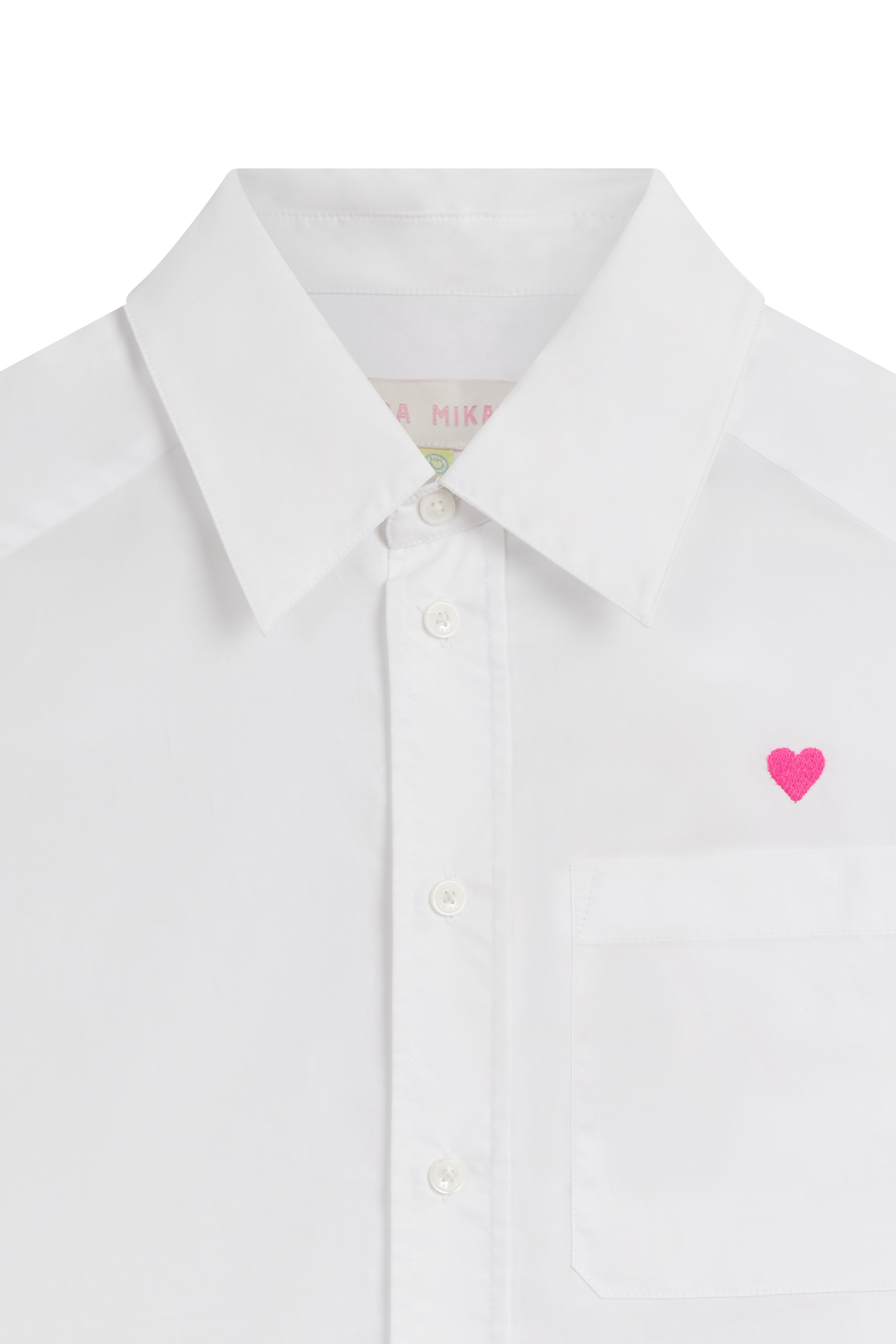 Heart Embroidered Shirt