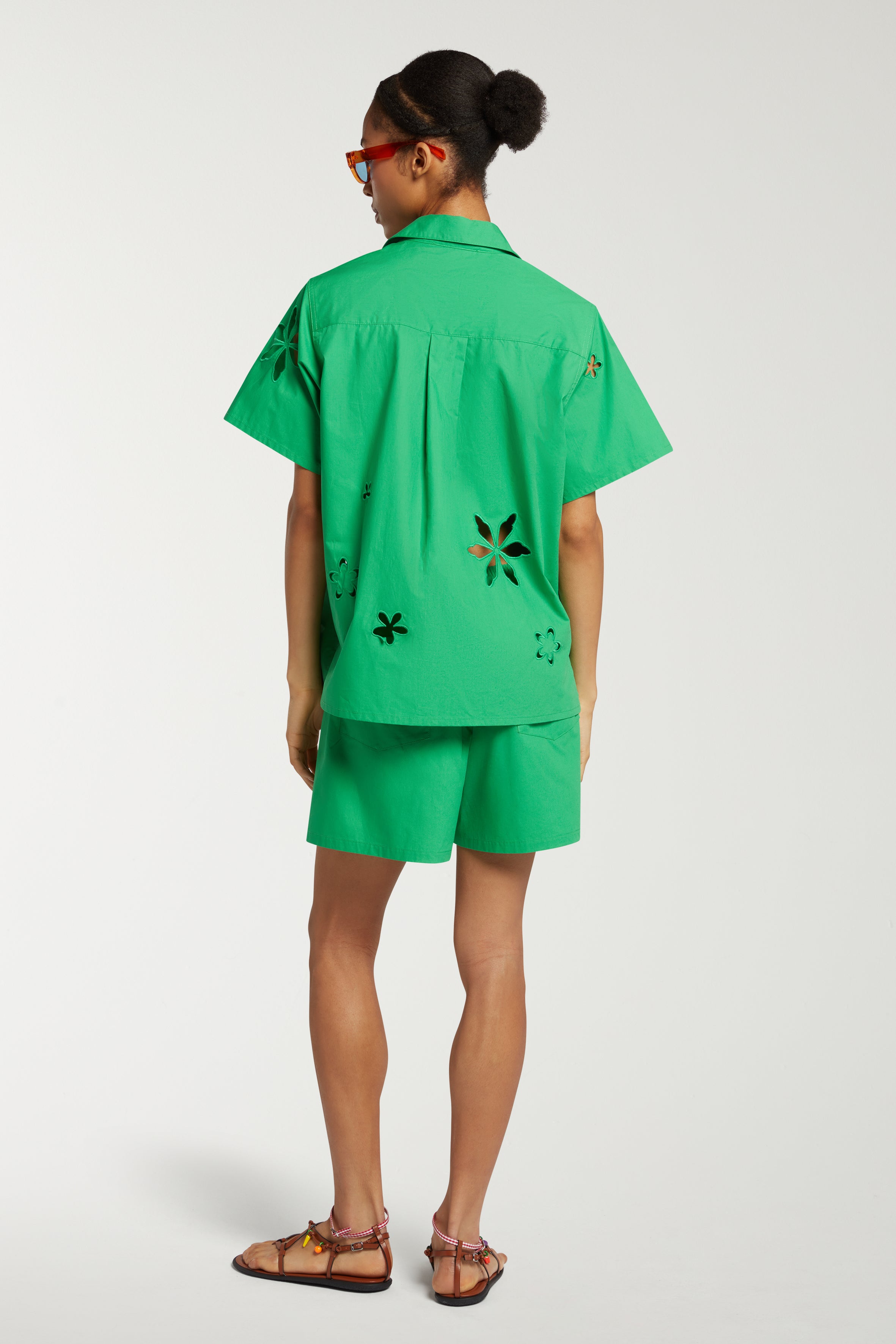 Short With Cut Out Flowers