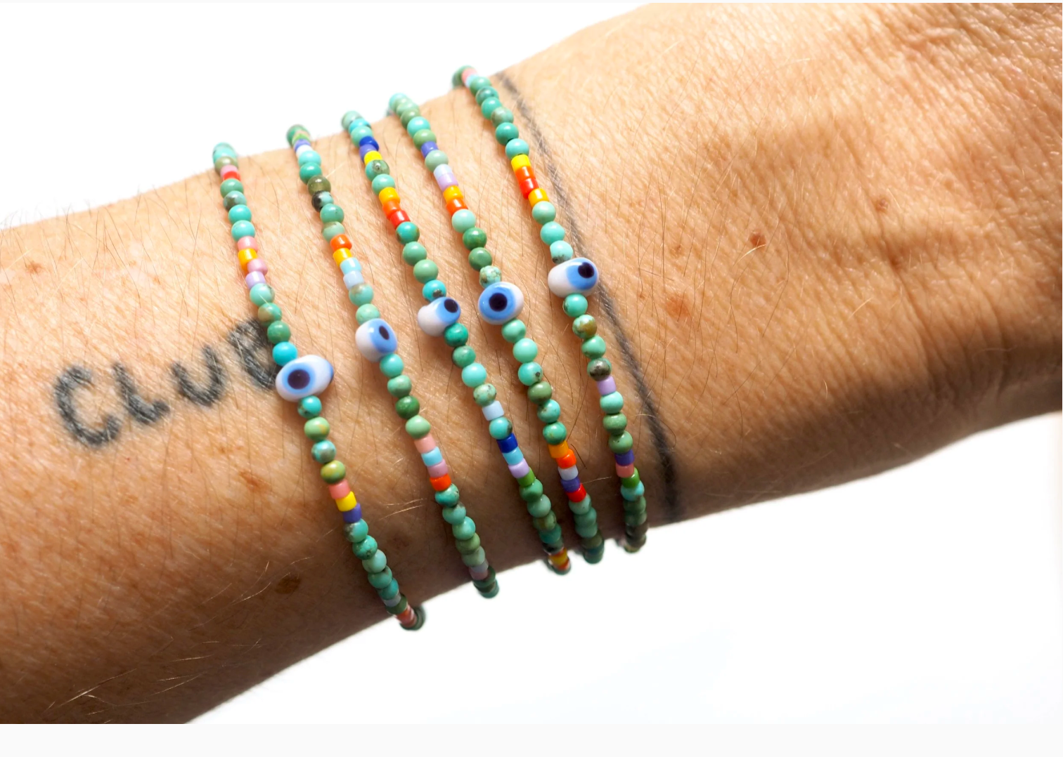 Bunny Shapiro Protective Turquoise Eye Bracelet