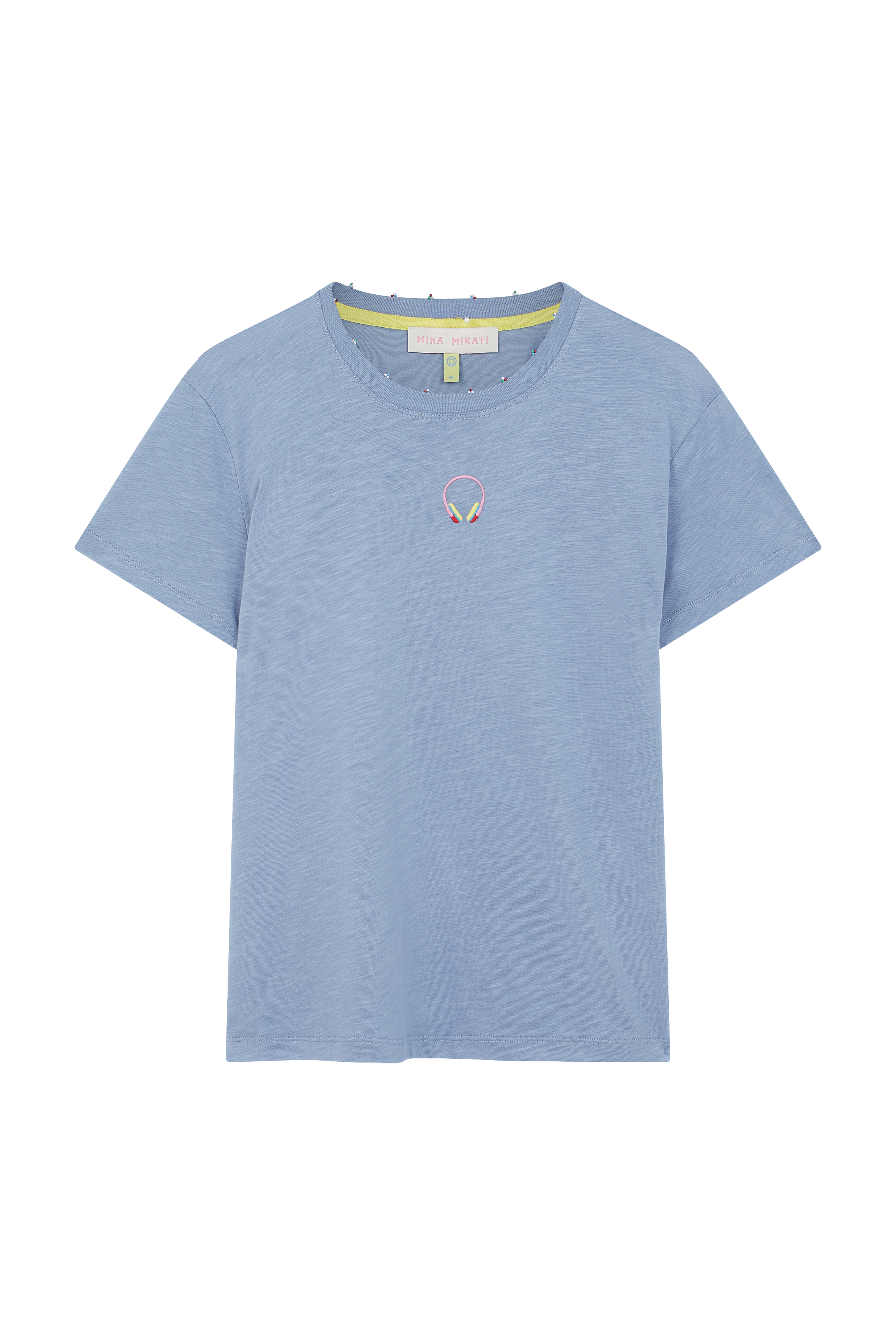 Embroidered Headphones T-shirt