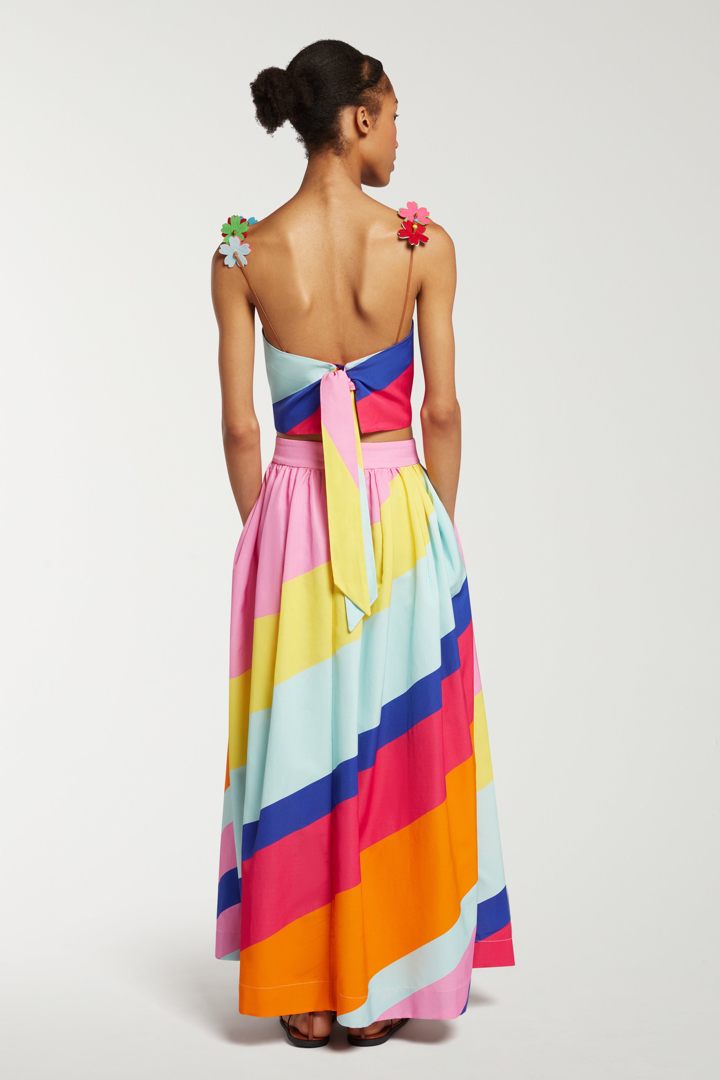 Bold Stripe Maxi Skirt