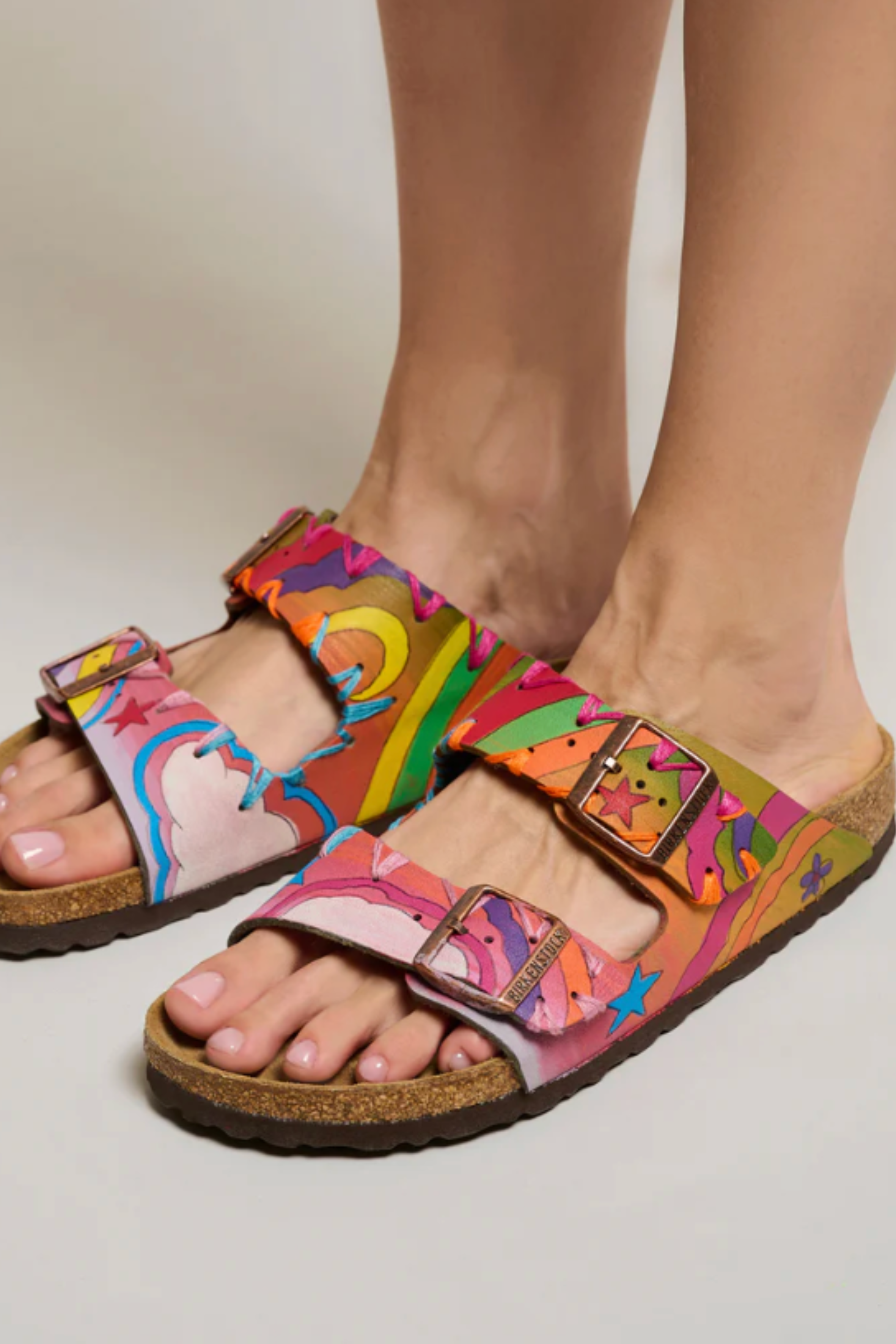 Rainbow Clouds Birkenstocks