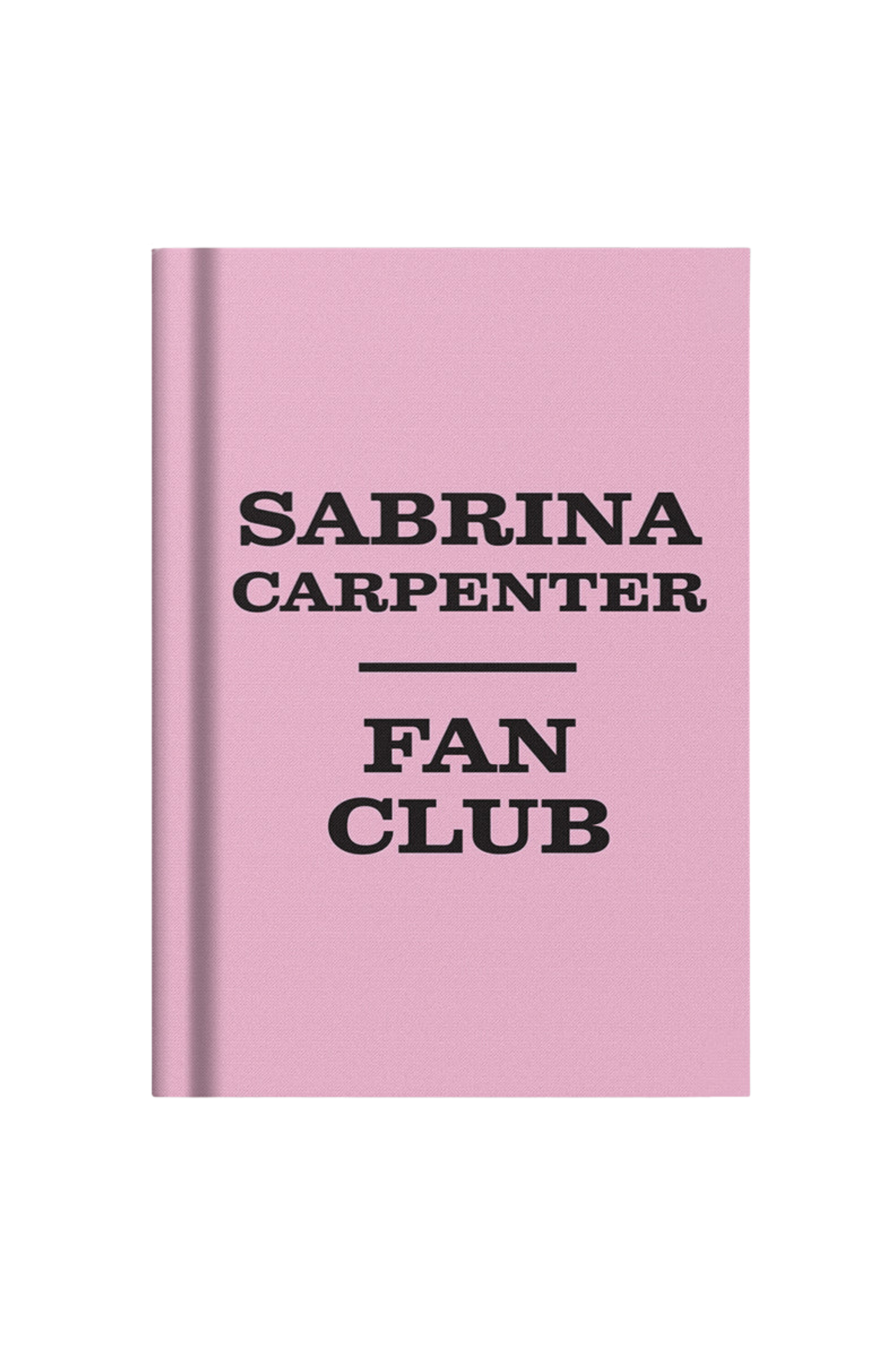 Oh Deer Sabrina Carpenter Fan Club Fabric Hardbook Notebook