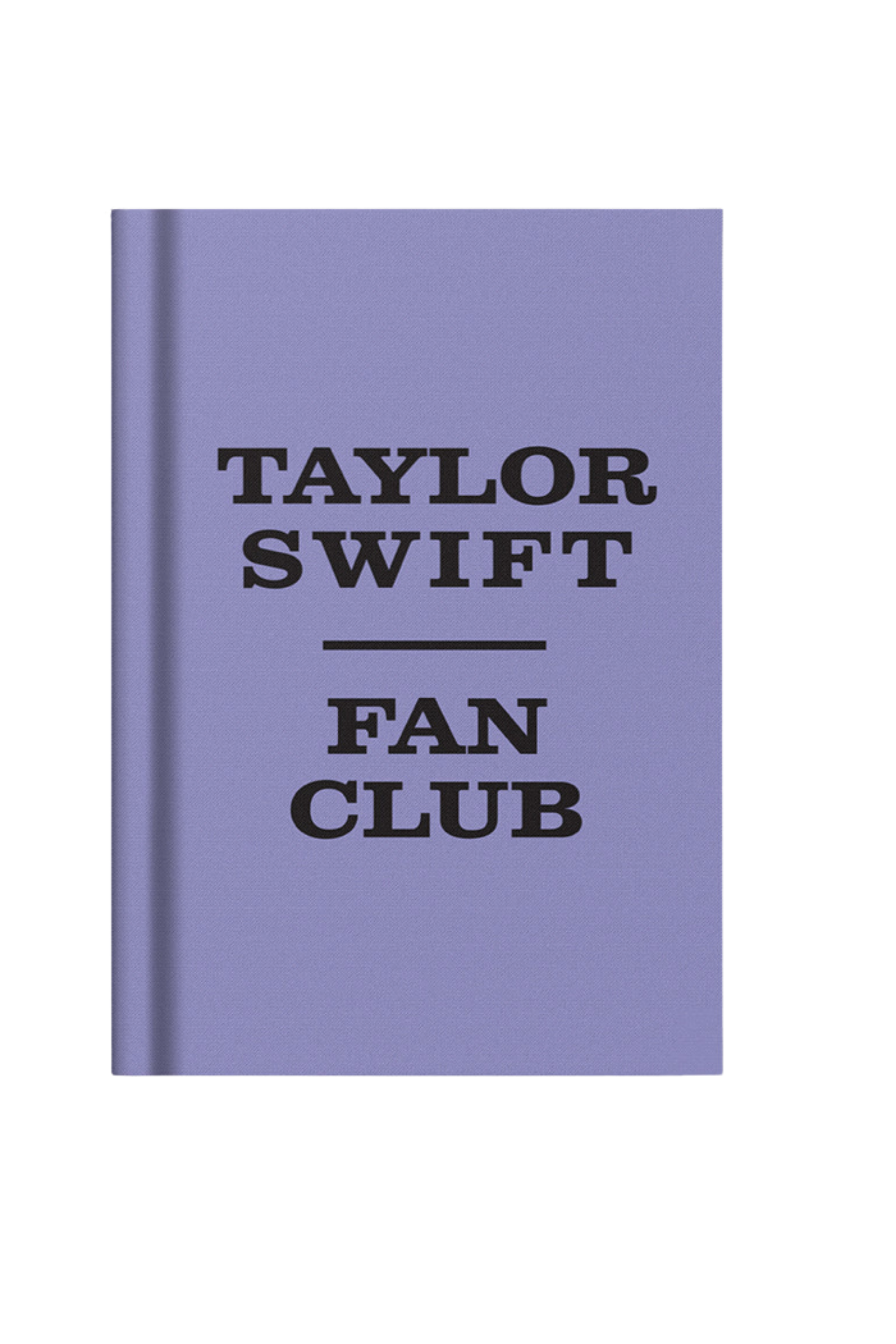 Taylor Swift Fan Club Fabric Hardbook Notebook