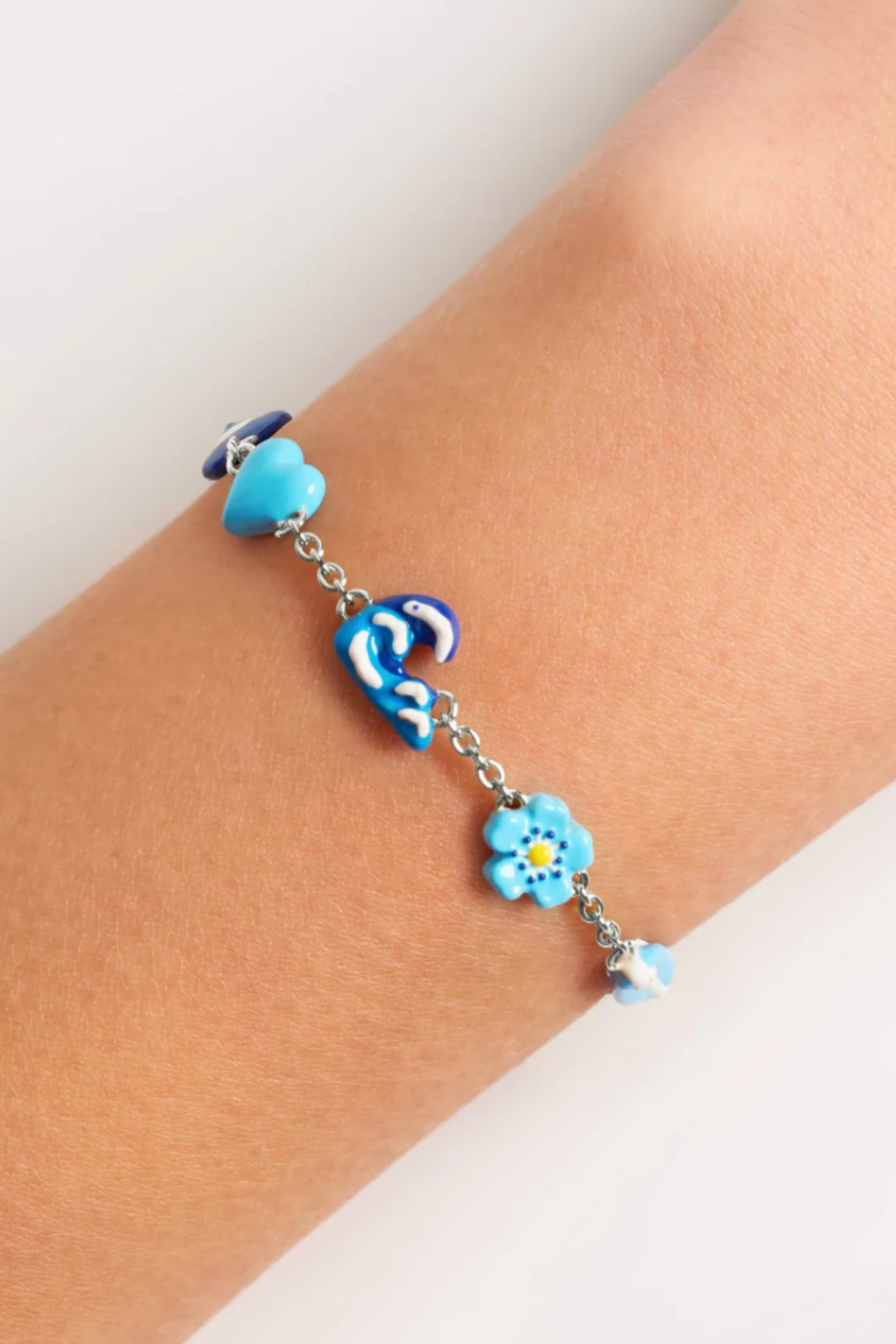 Poubel Azure Mini Charm Bracelet
