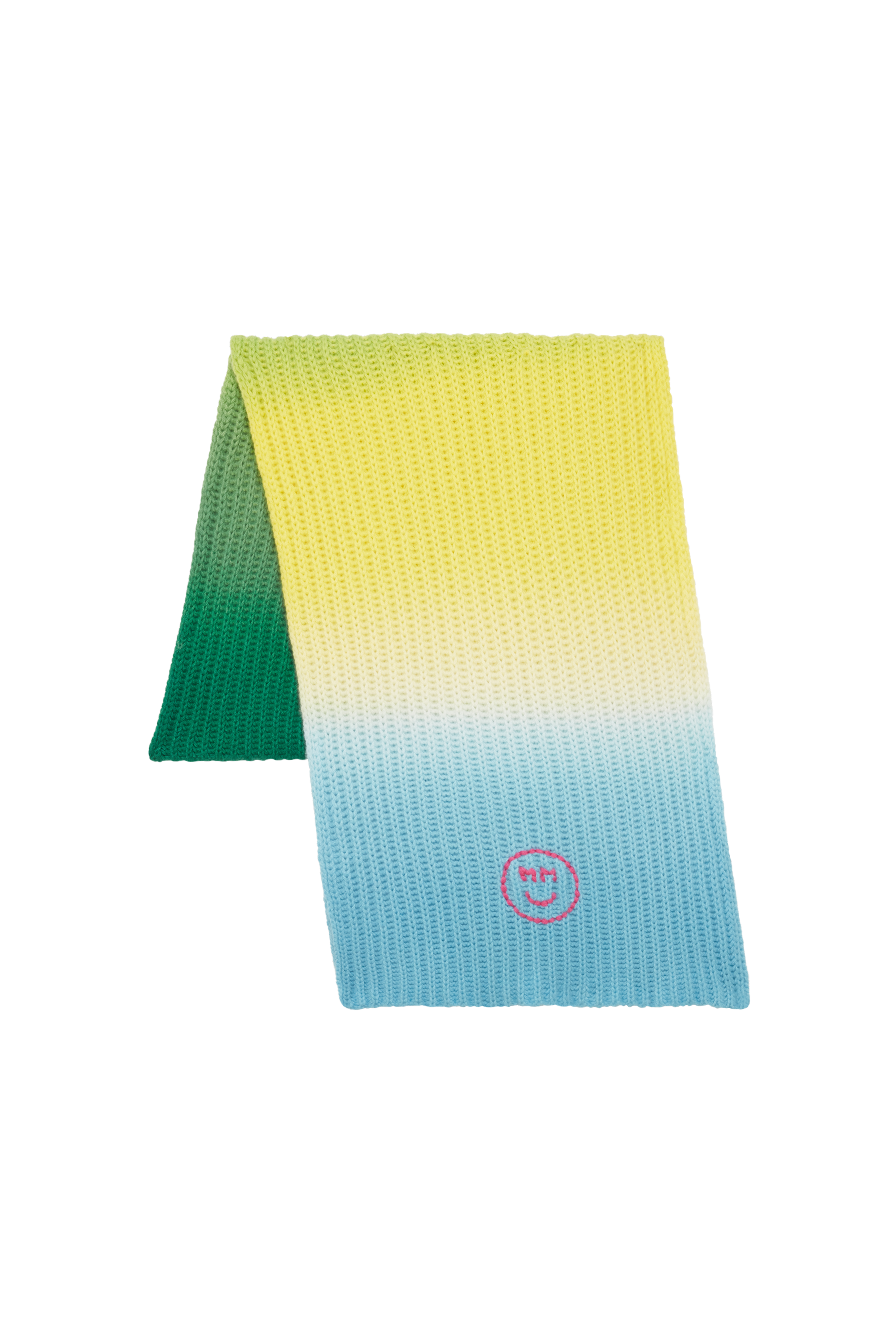 Mira Mikati x Hurray Happy Embroidered Ombre Scarf