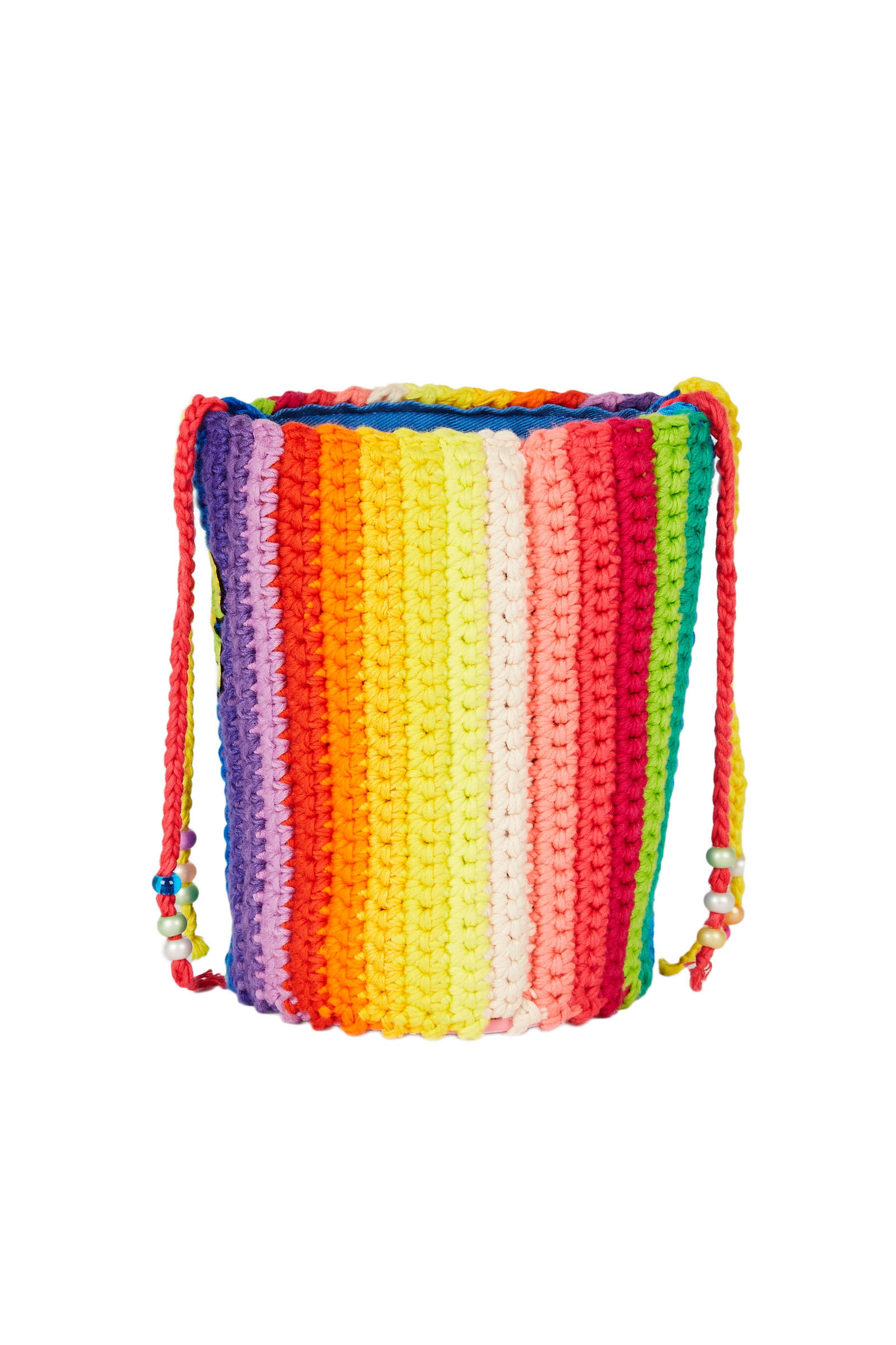 Dégradé Rainbow Crochet Bag
