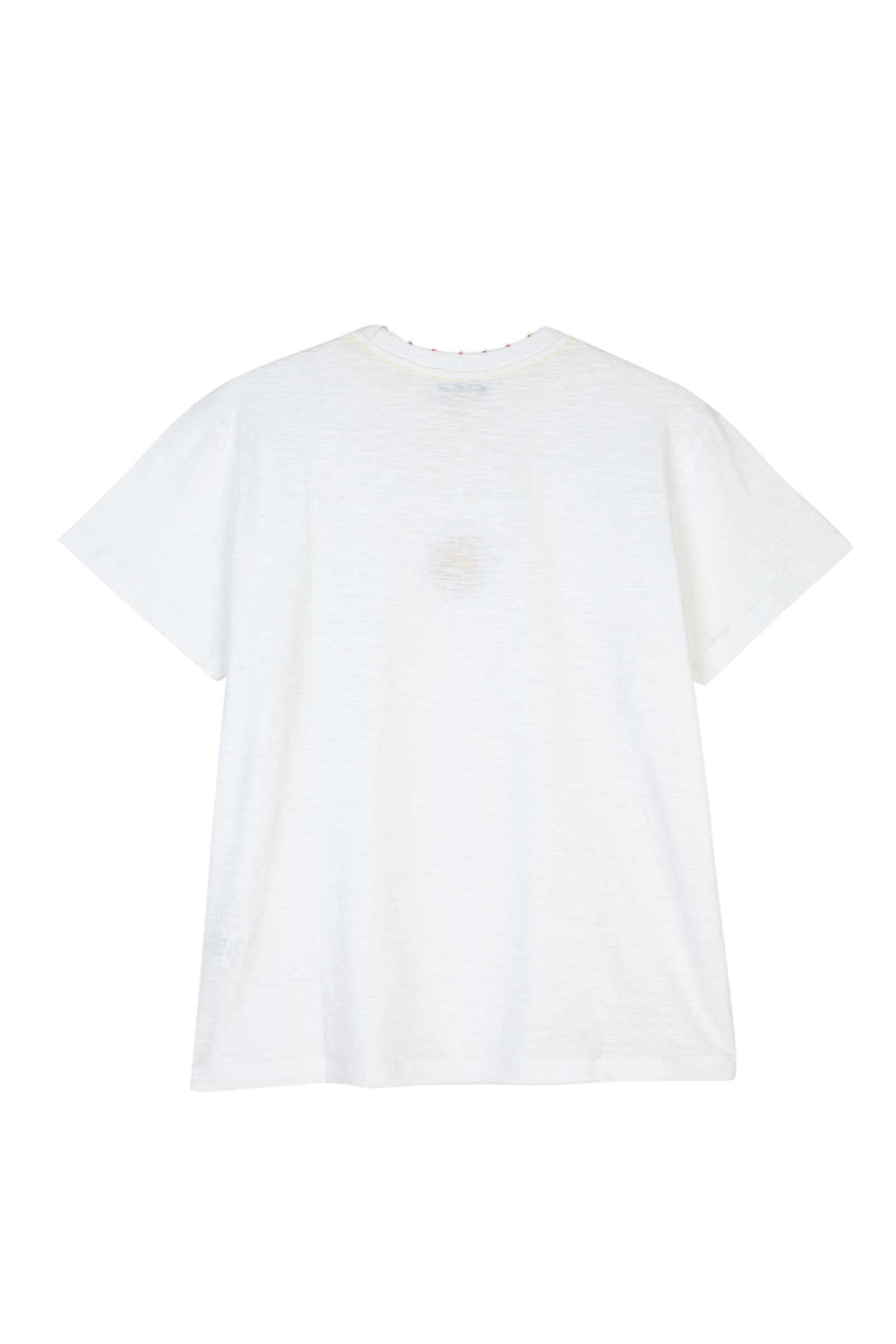 Embroidered Sun Melange T-Shirt
