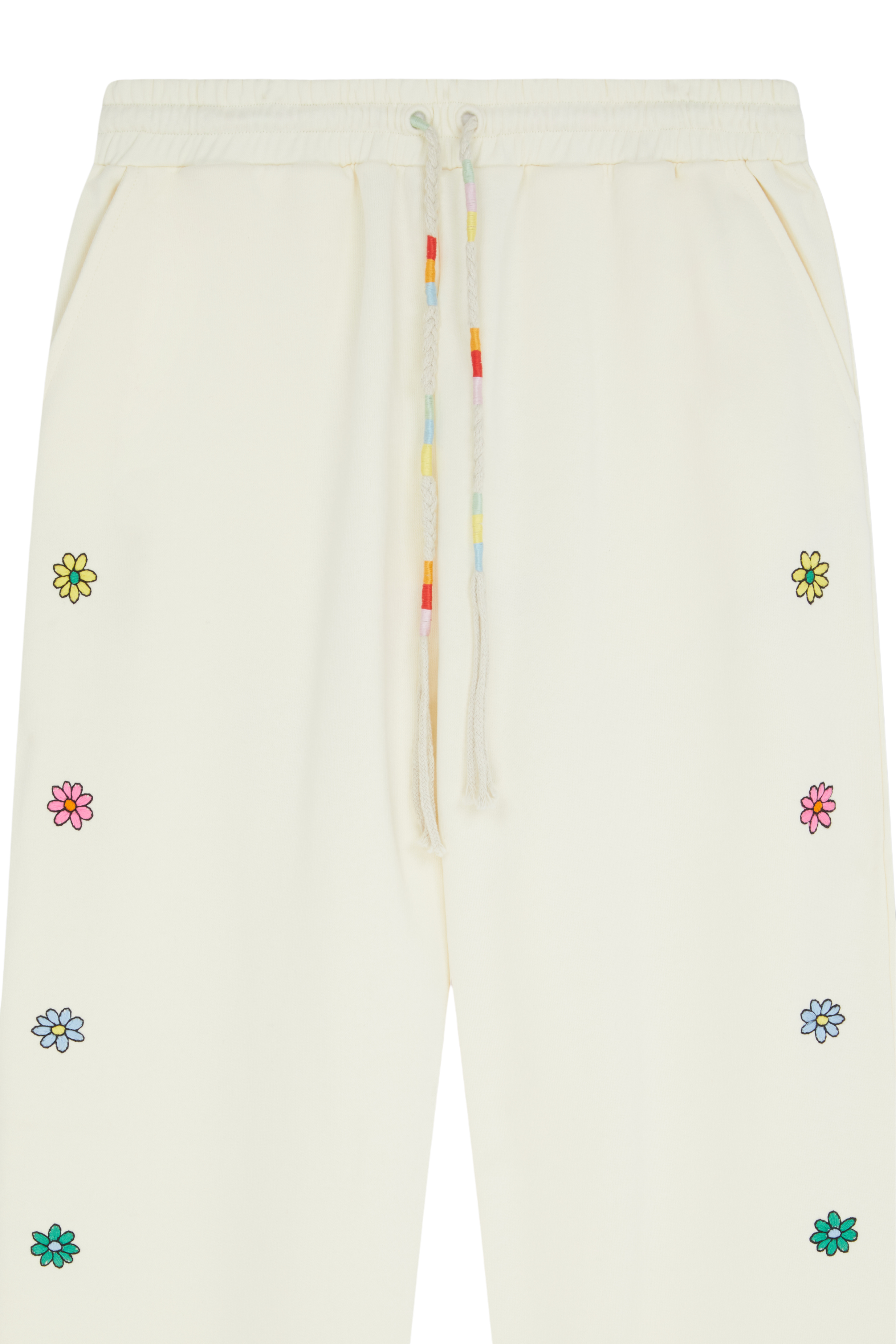 Embroidered Flower Jogger 