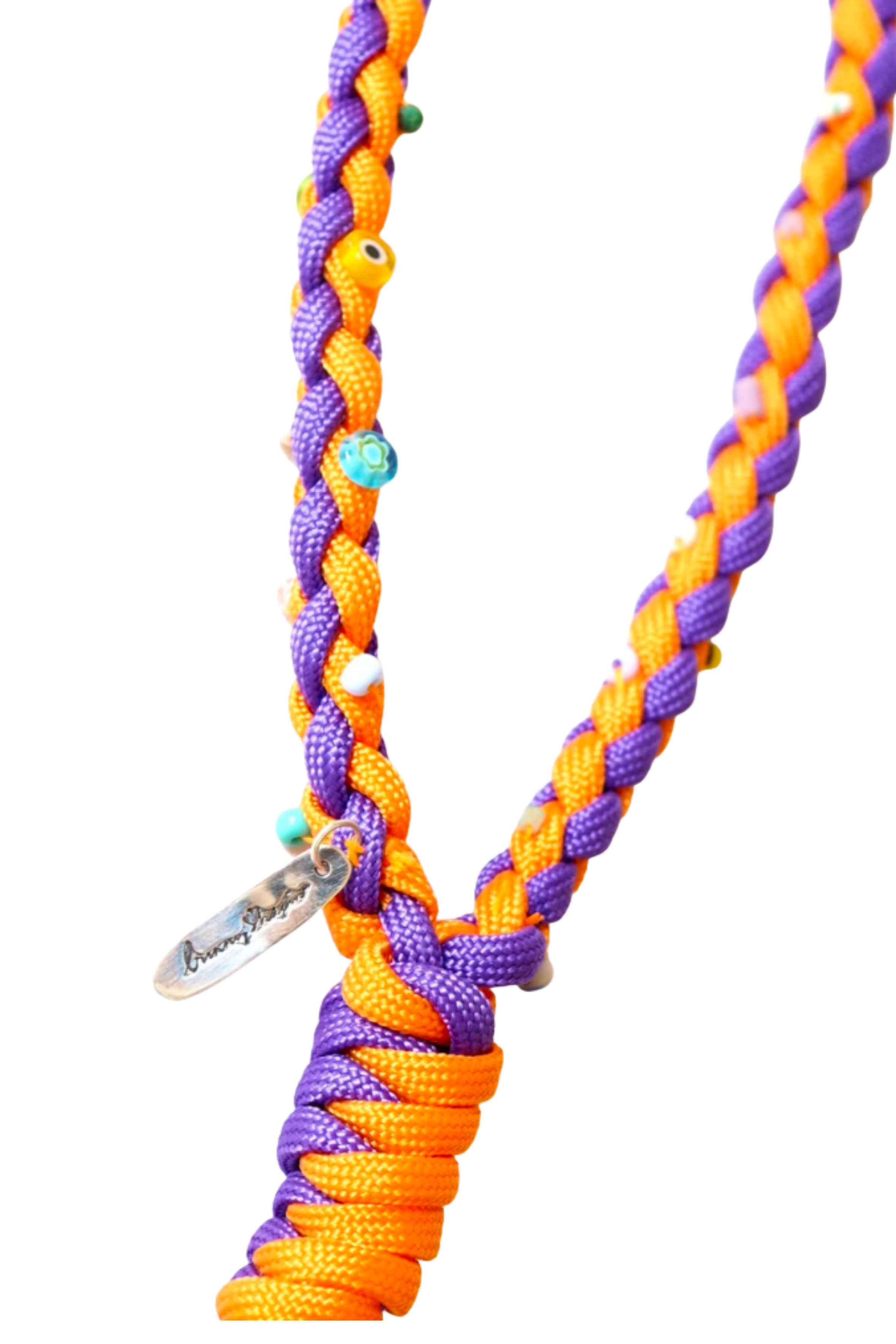 Bunny Shapiro Purple/ Orange Phone Strap 