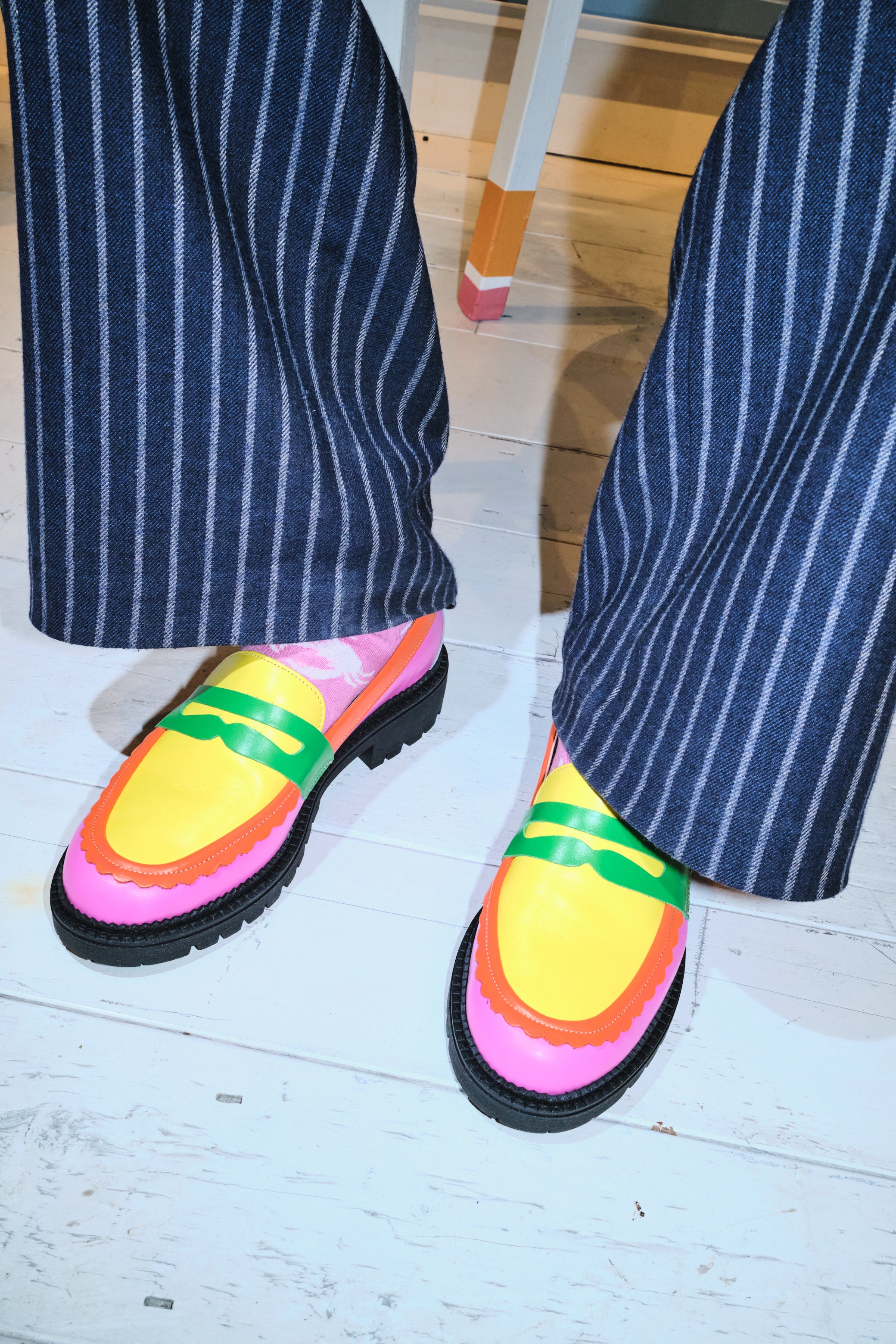 Elina Linardaki Kusama Loafers 