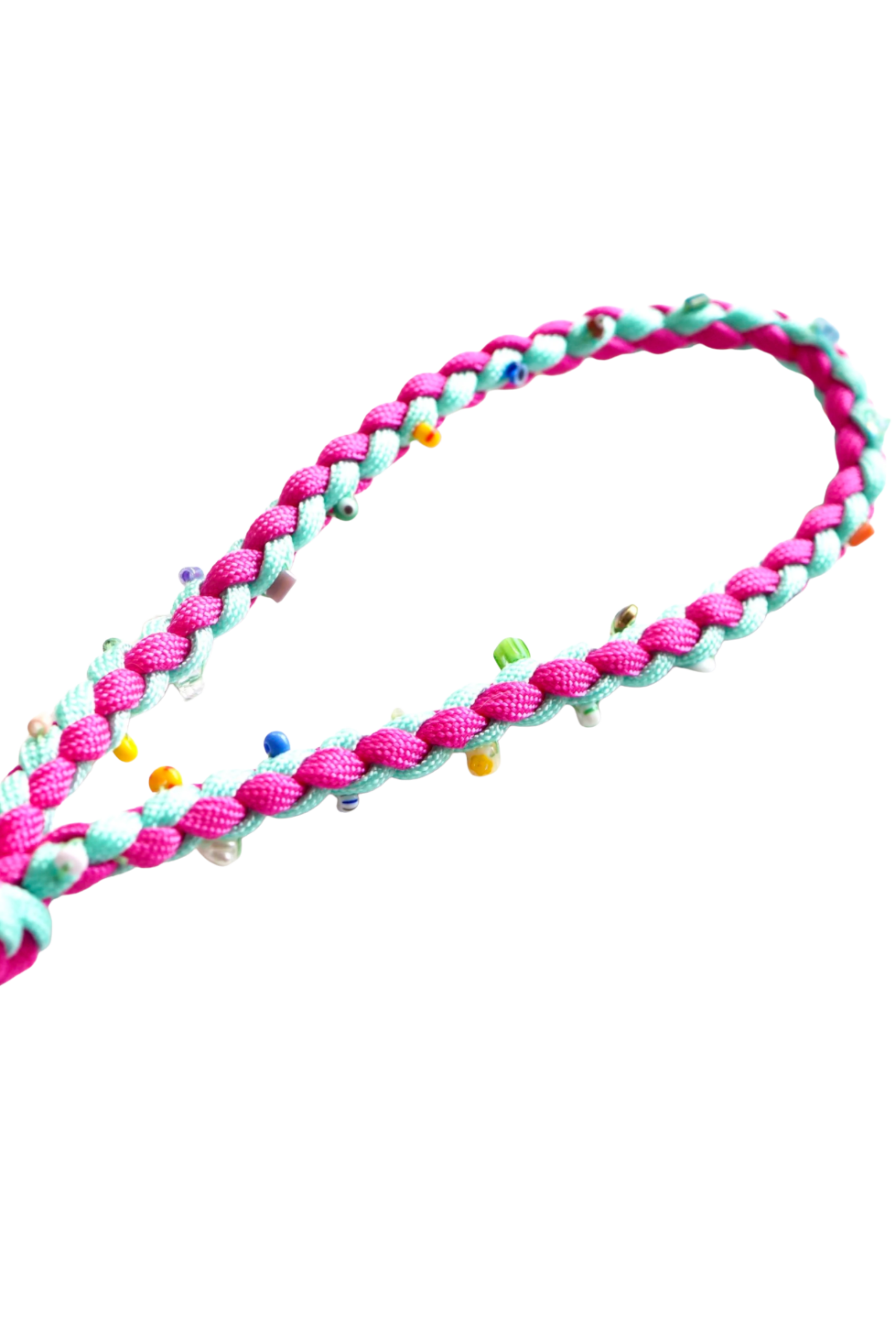 Bunny Shapiro Pink/ Turquoise Phone Strap 