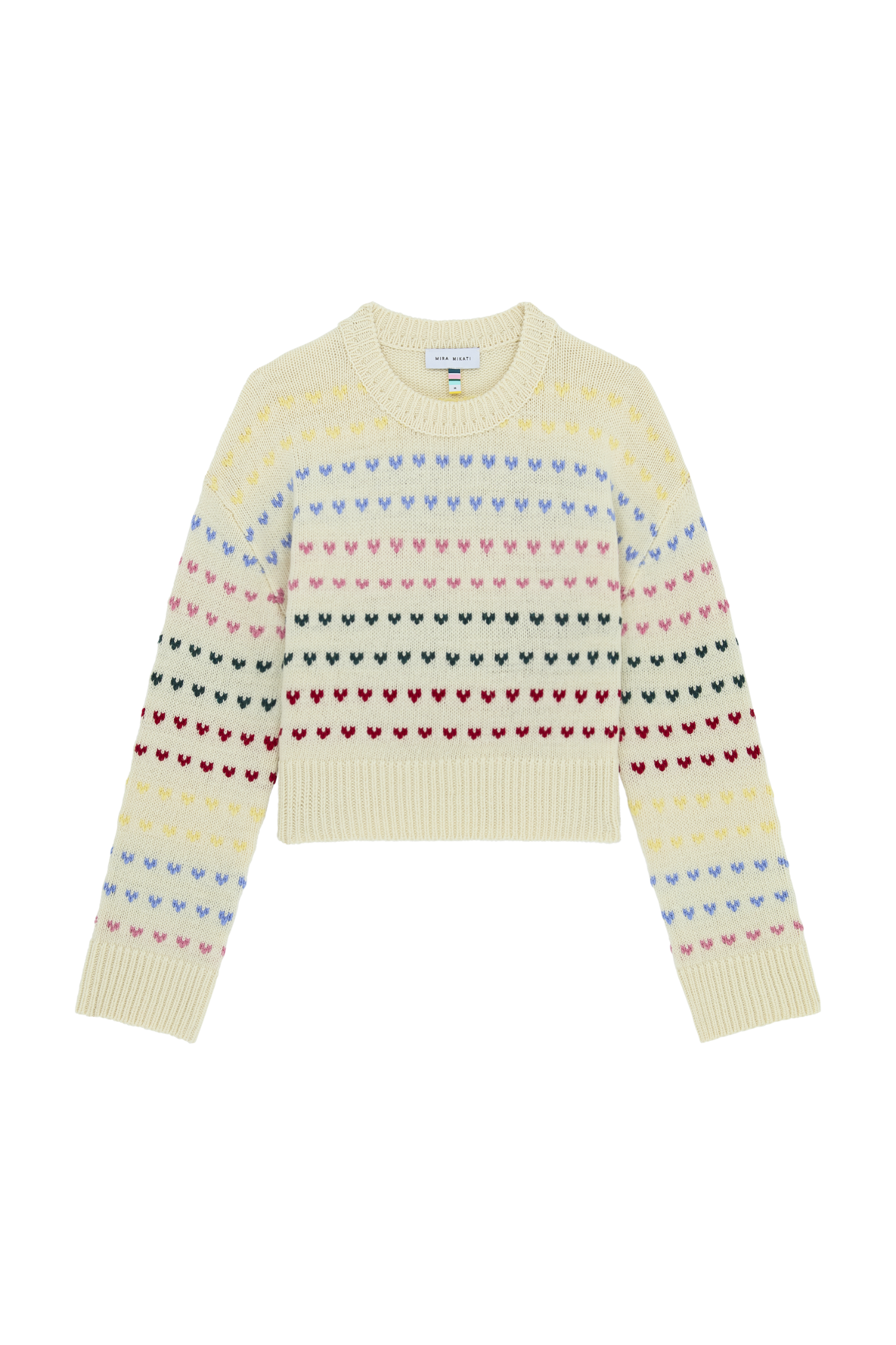 Heart Intarsia Knit Jumper 