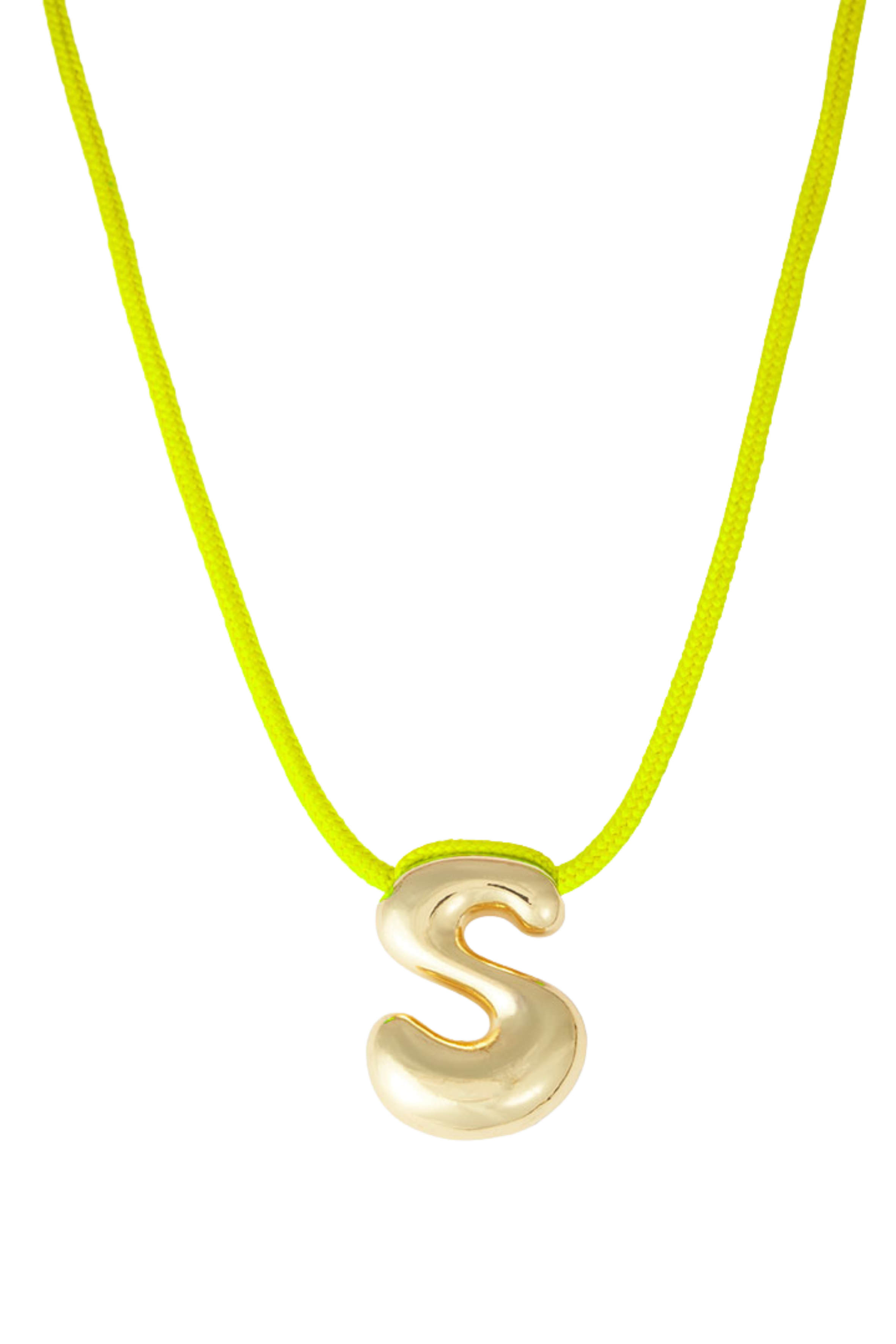 La Mome Bijou Letter Necklace 