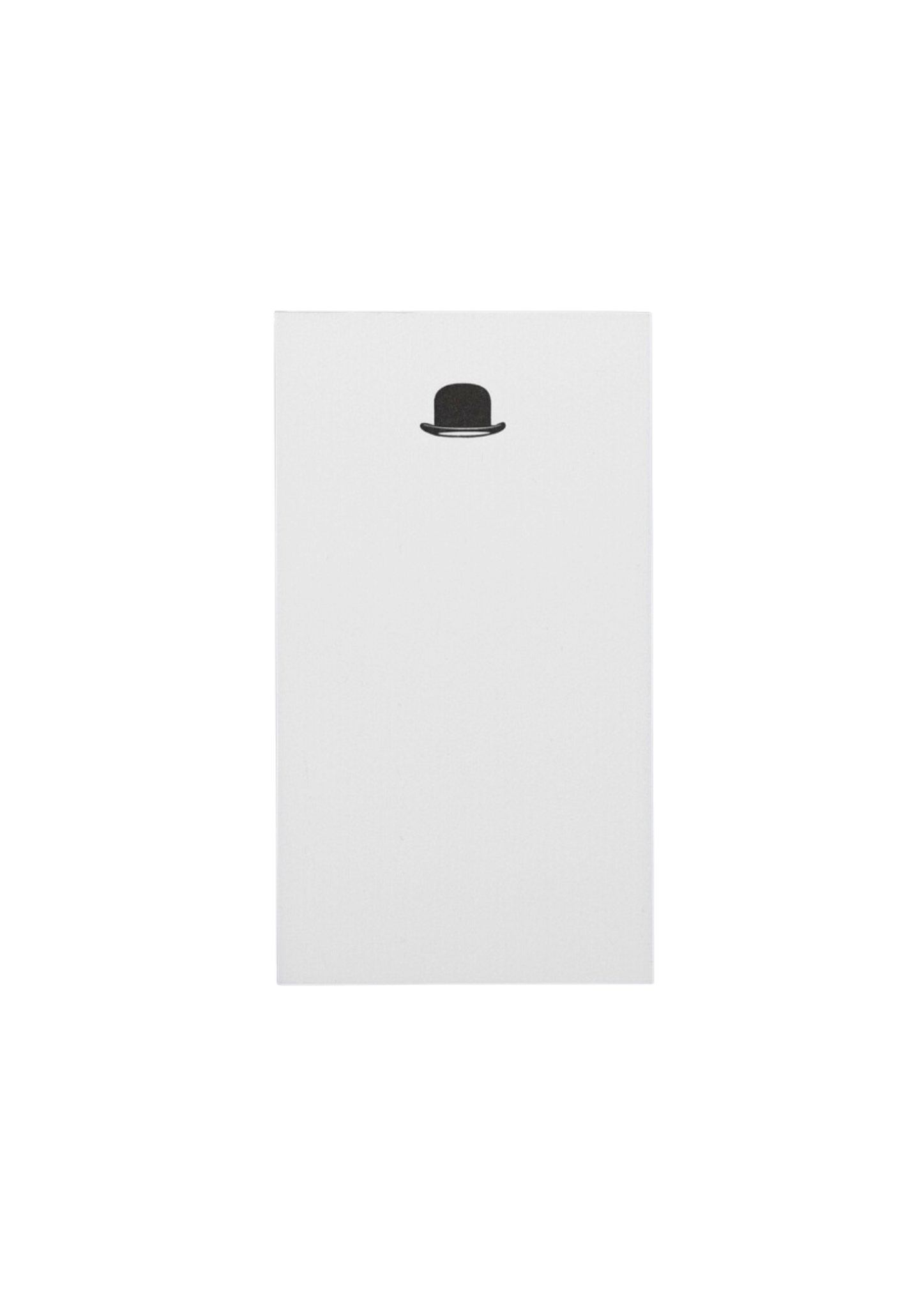 Le Typographe Bowler Hat Mini Notepad 