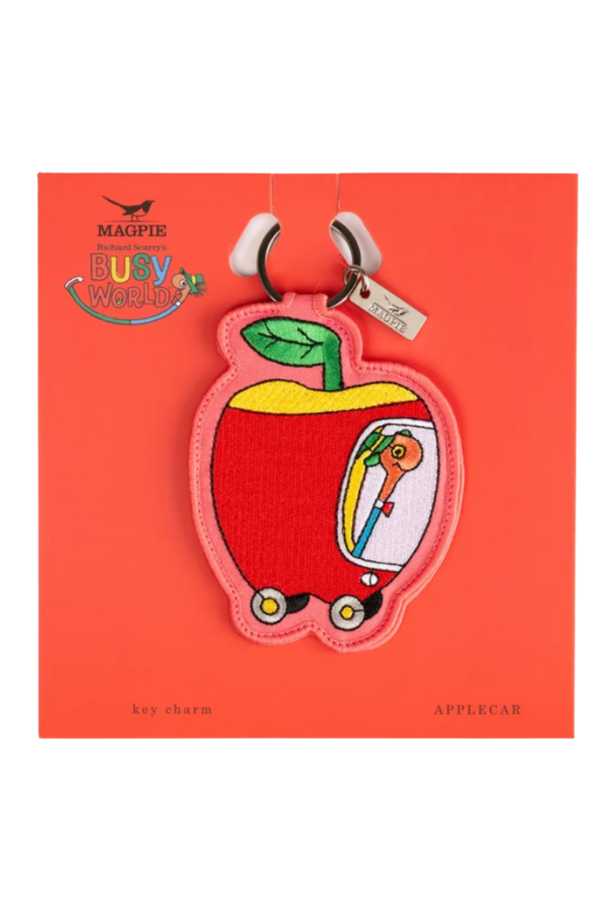 Magpie x Richard Scarry Applecar Key Charm