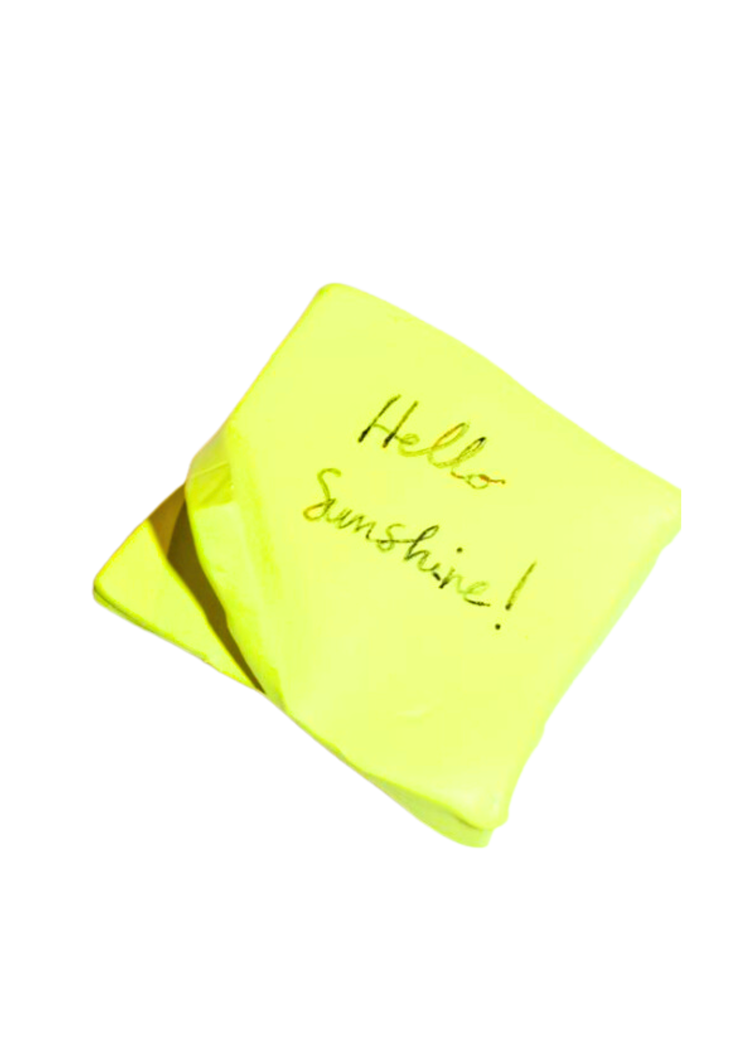 En Vrac Post It Note Yellow Ornament 