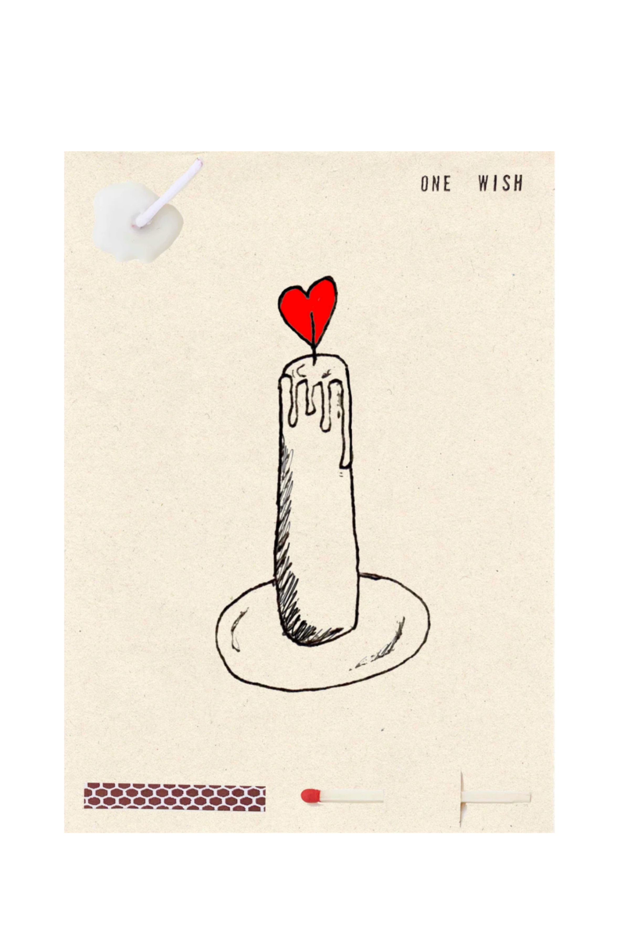 Wish Cards - Love Candle 
