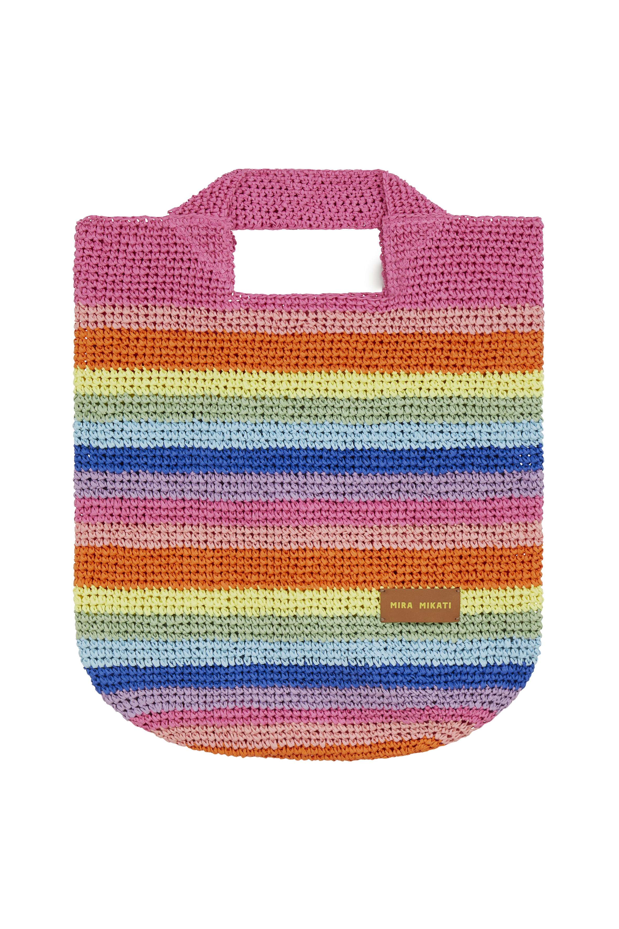 Rainbow Rafia Bag 