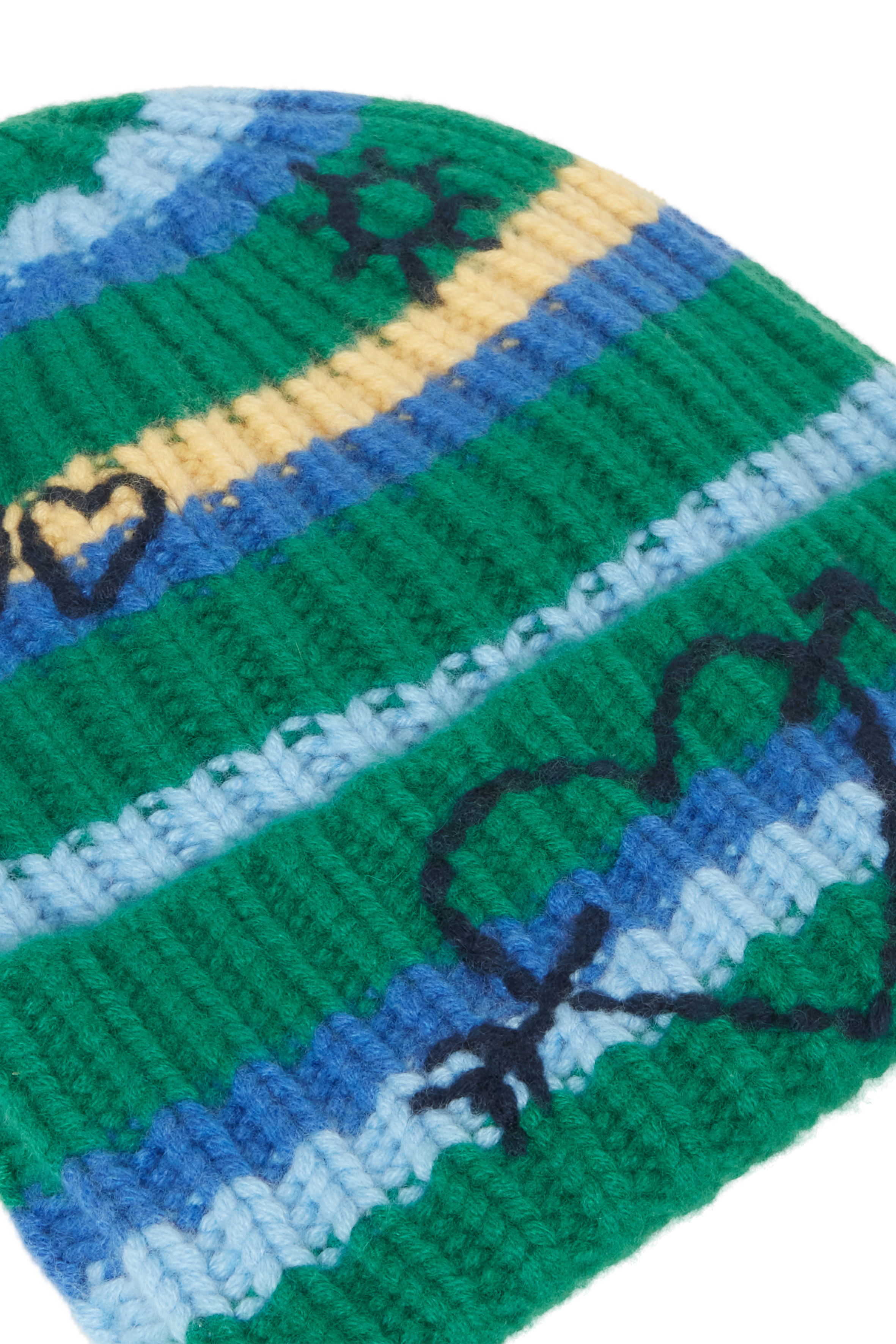 Mira Mikati x Hurray Heart Arrow Striped Beanie 