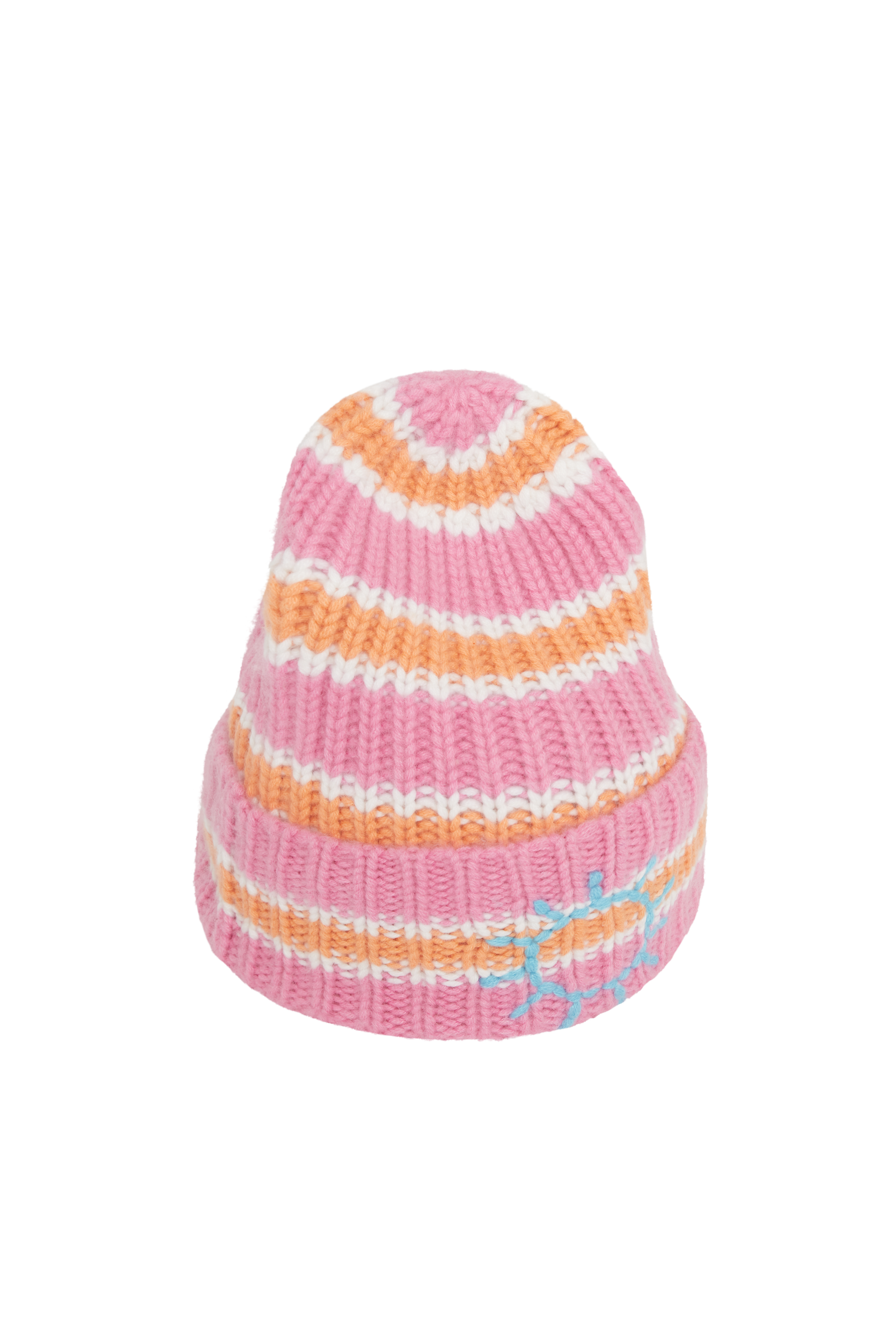 Mira Mikati x Hurray Sun Embroidered Striped Beanie
