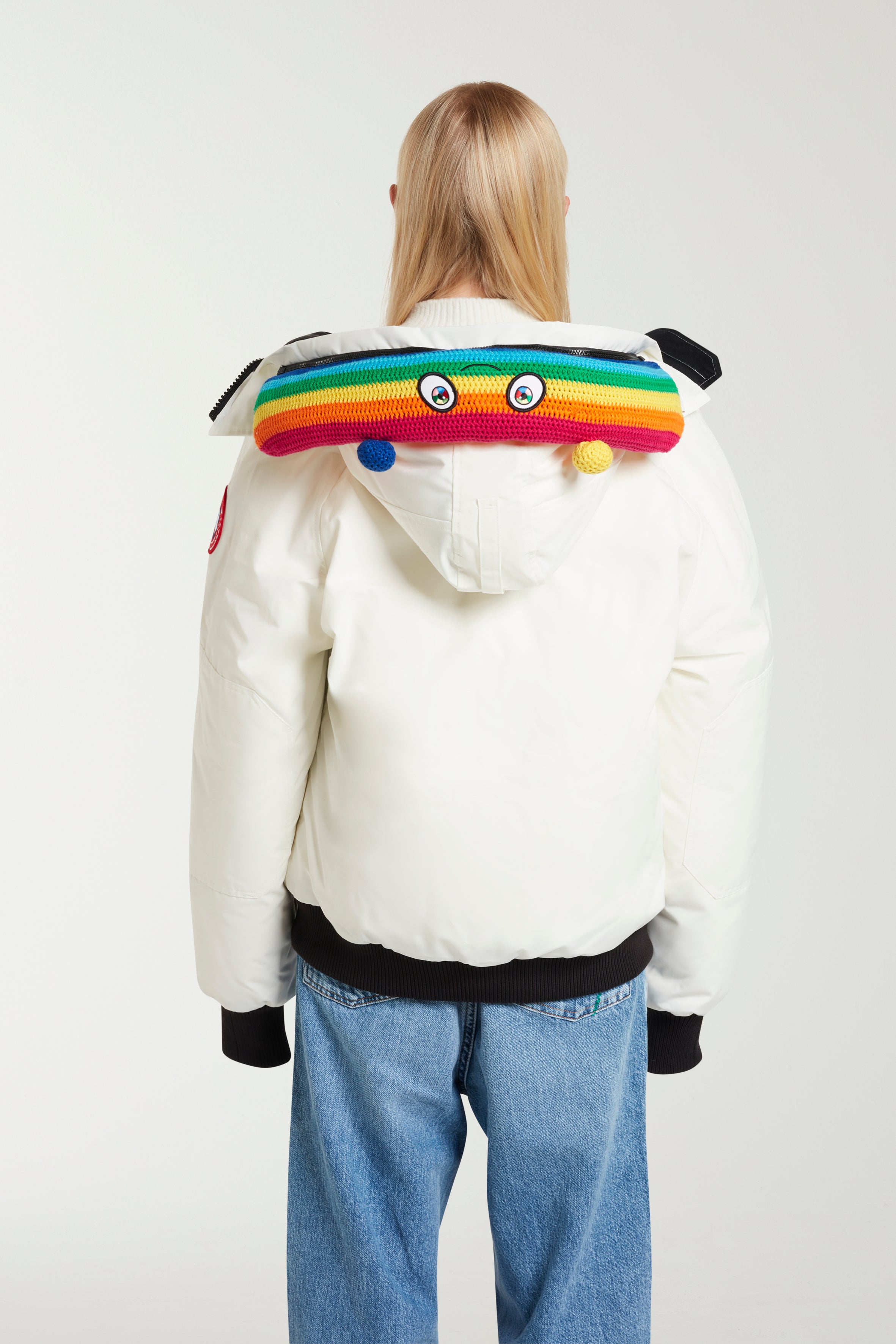 Canada Goose x Mira Mikati Rainbow Smiles Hood Trim 