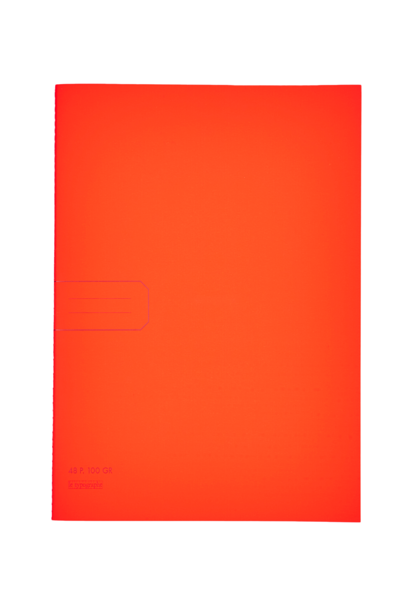 Le Typographe Soft Cover Fluo Orange Notebook Set 