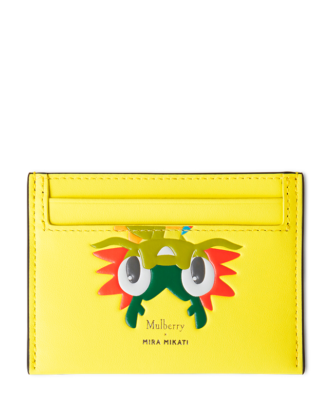 Mulberry x Mira Mikati Yellow Credit Card Slip 