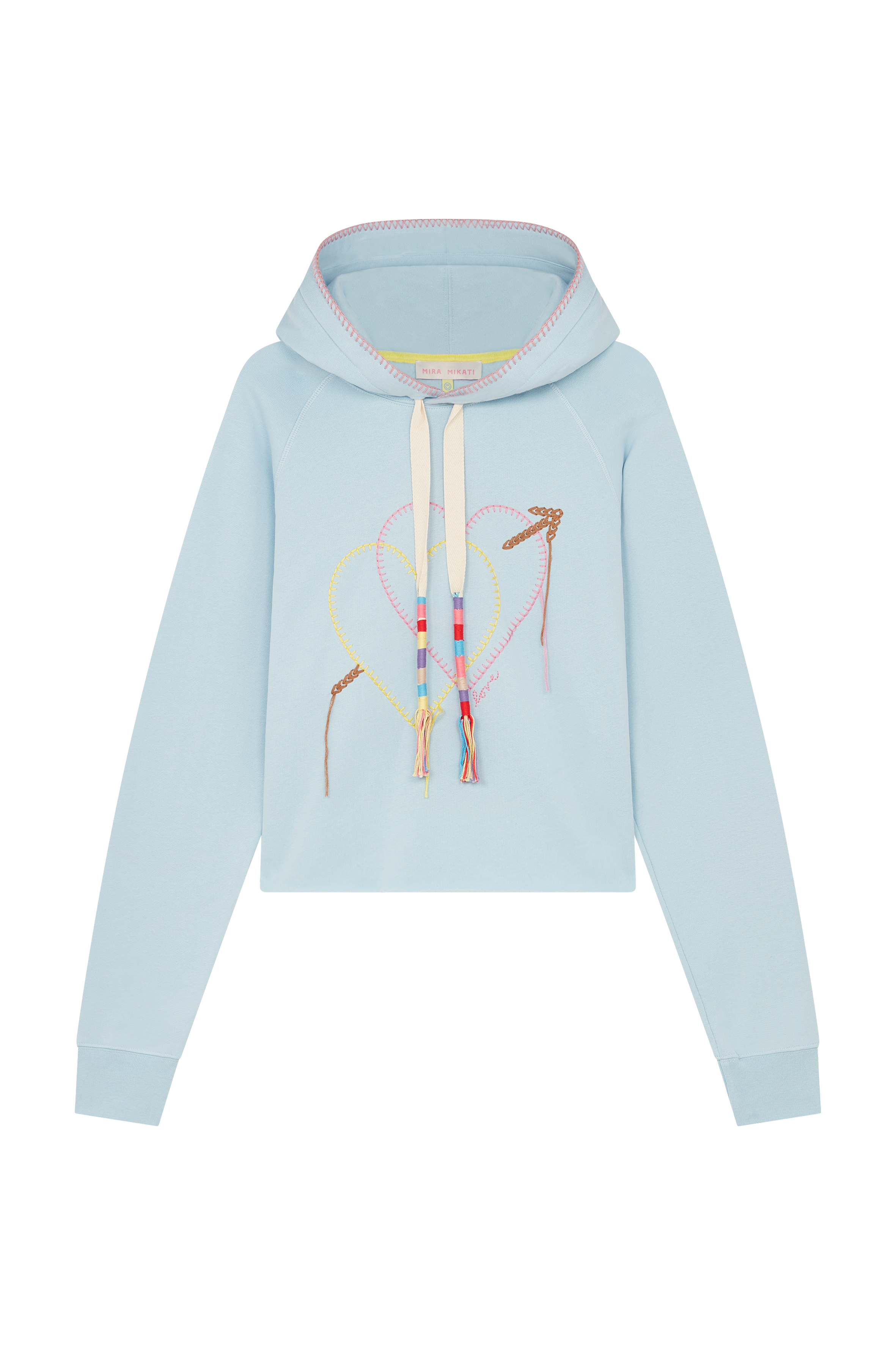 Embroidered Heart Hoodie 