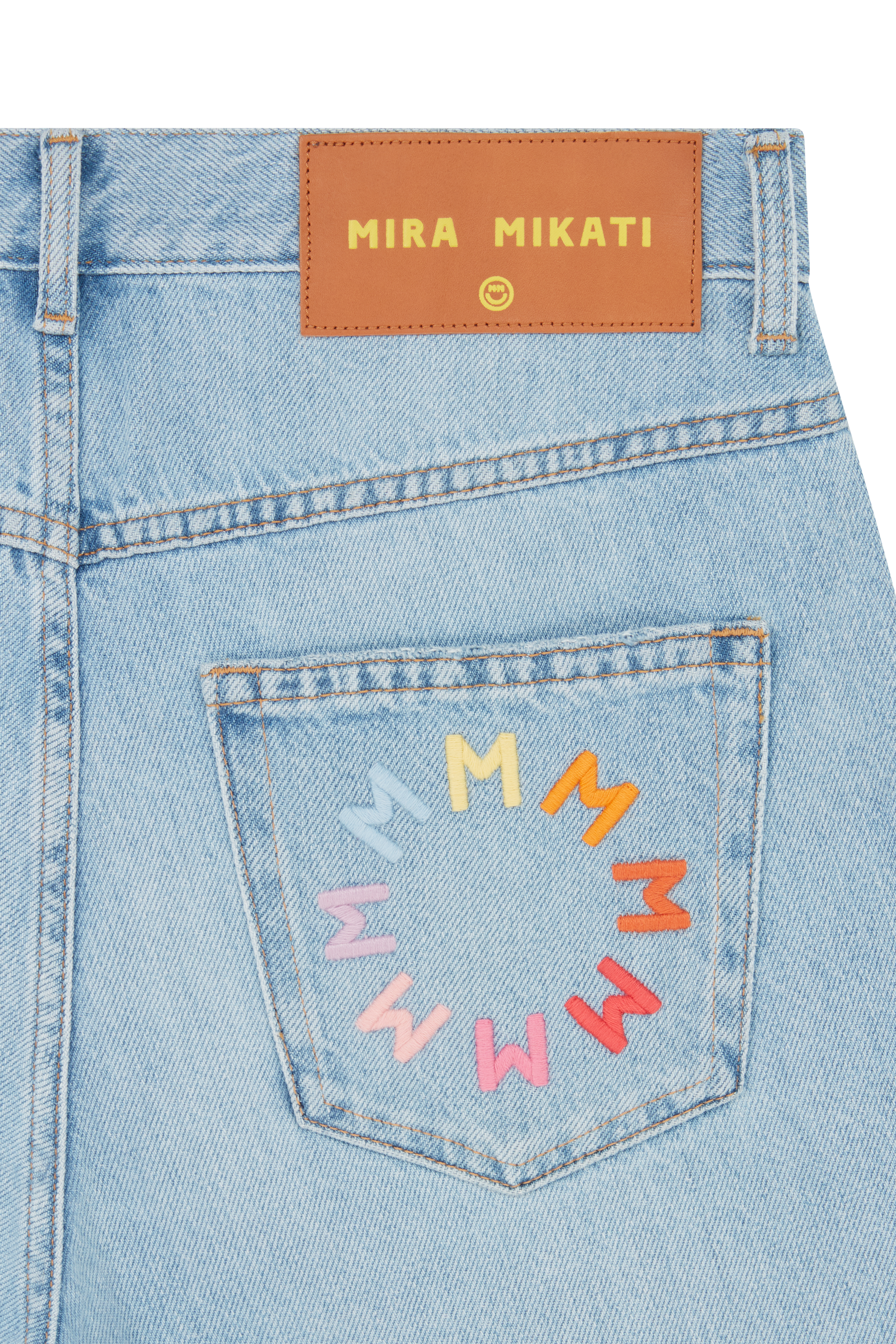 Embroidered Word Jean 