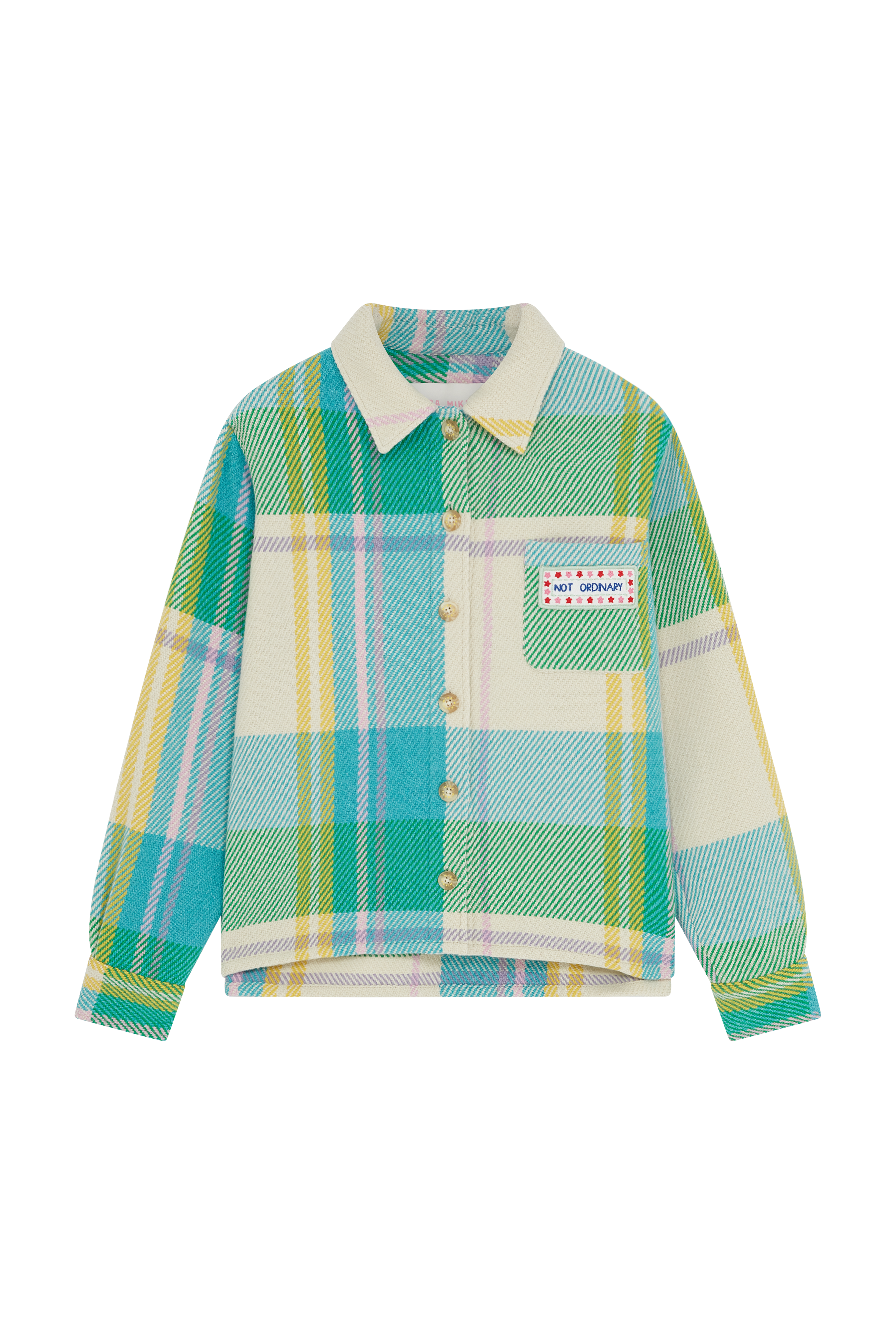 Check Blanket Overshirt 