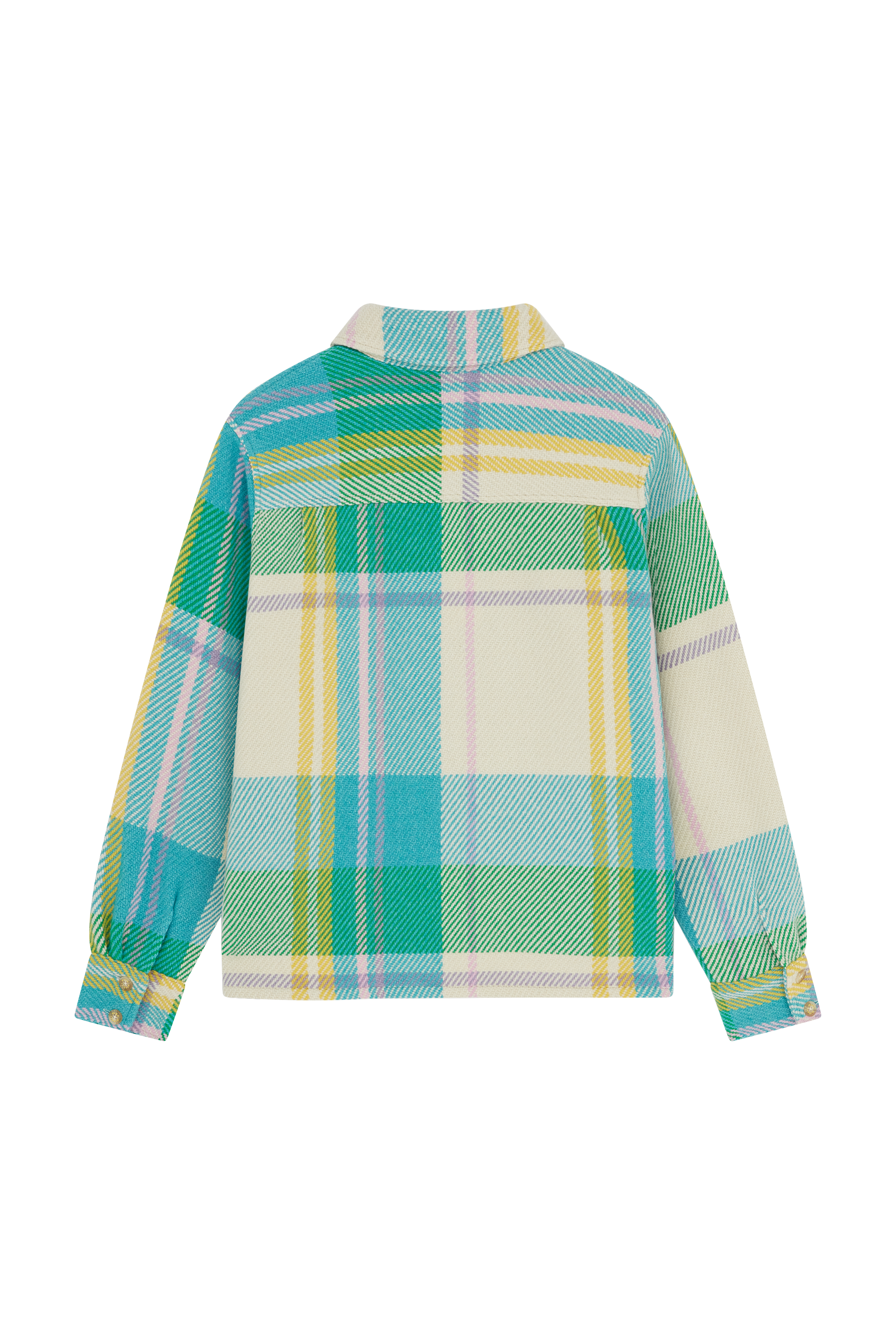 Check Blanket Overshirt 
