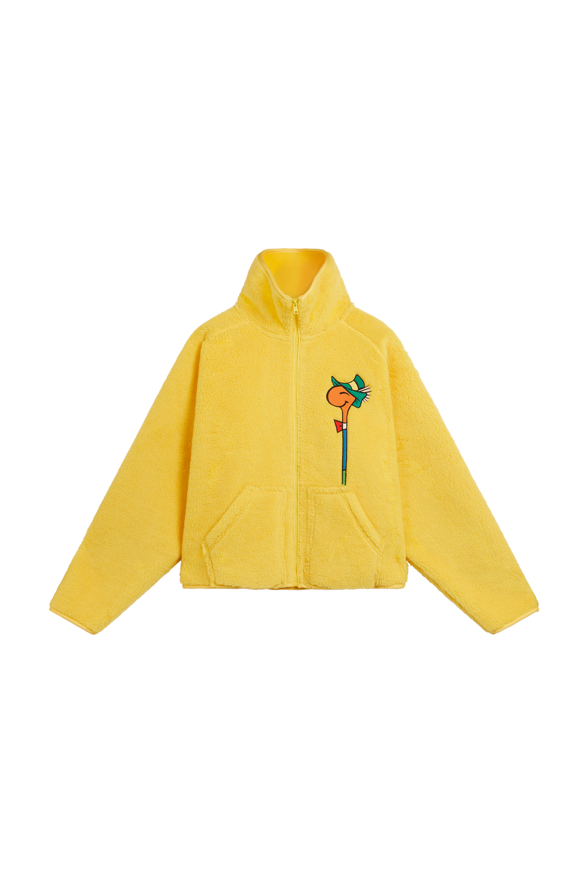 Lowly Embroidered Zip-Front Fleece