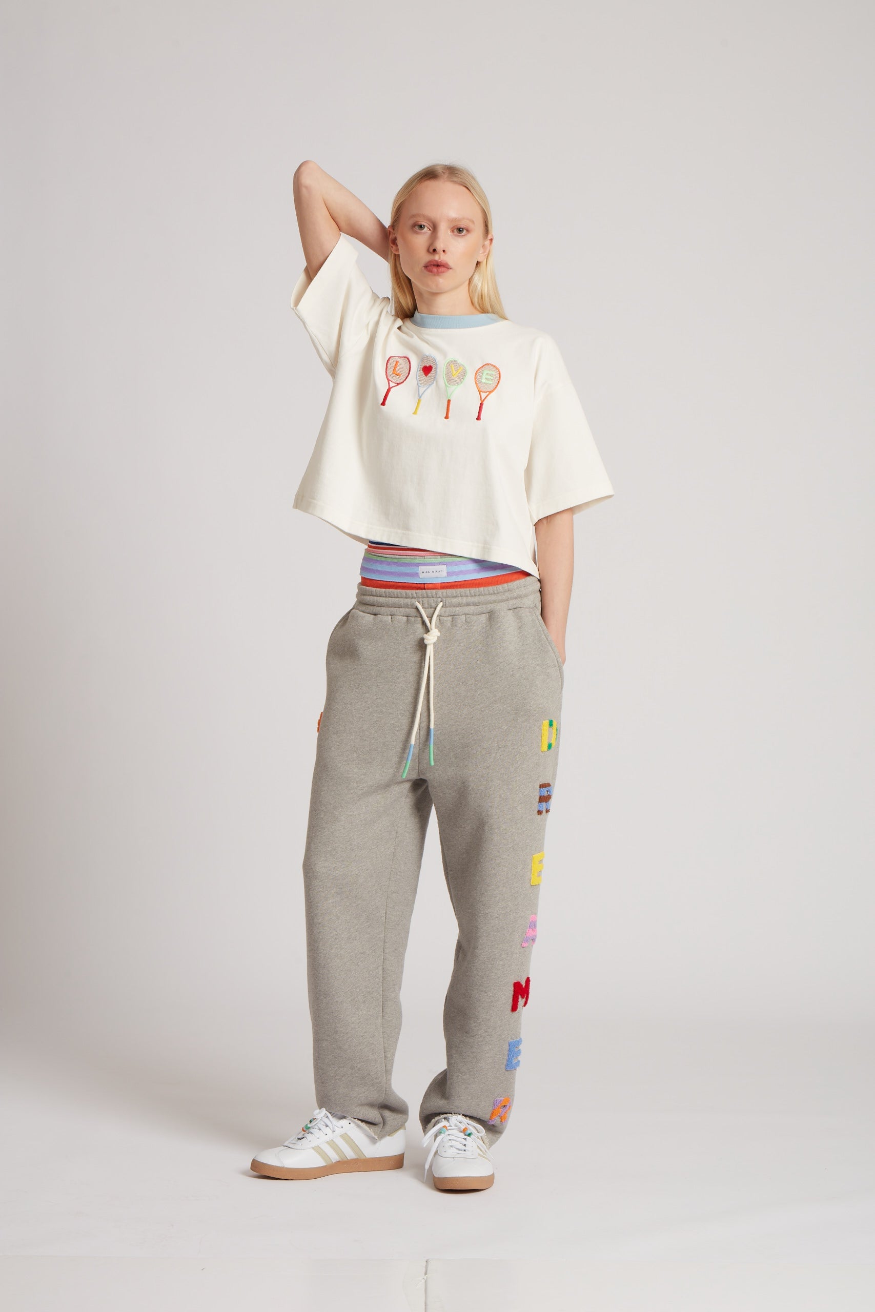 Embroidered Joggers 