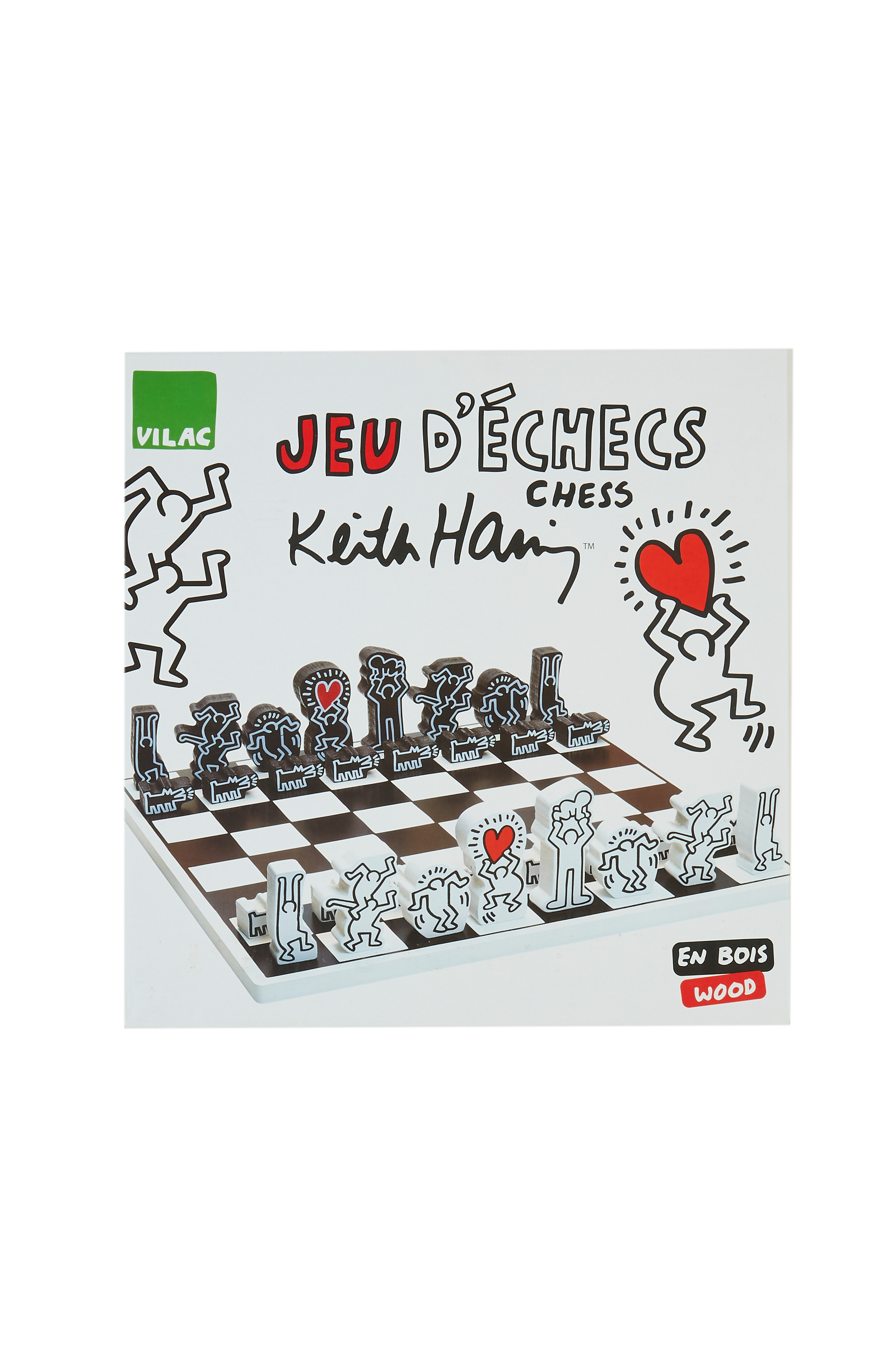 Keith Haring - Black and White Chess Set 