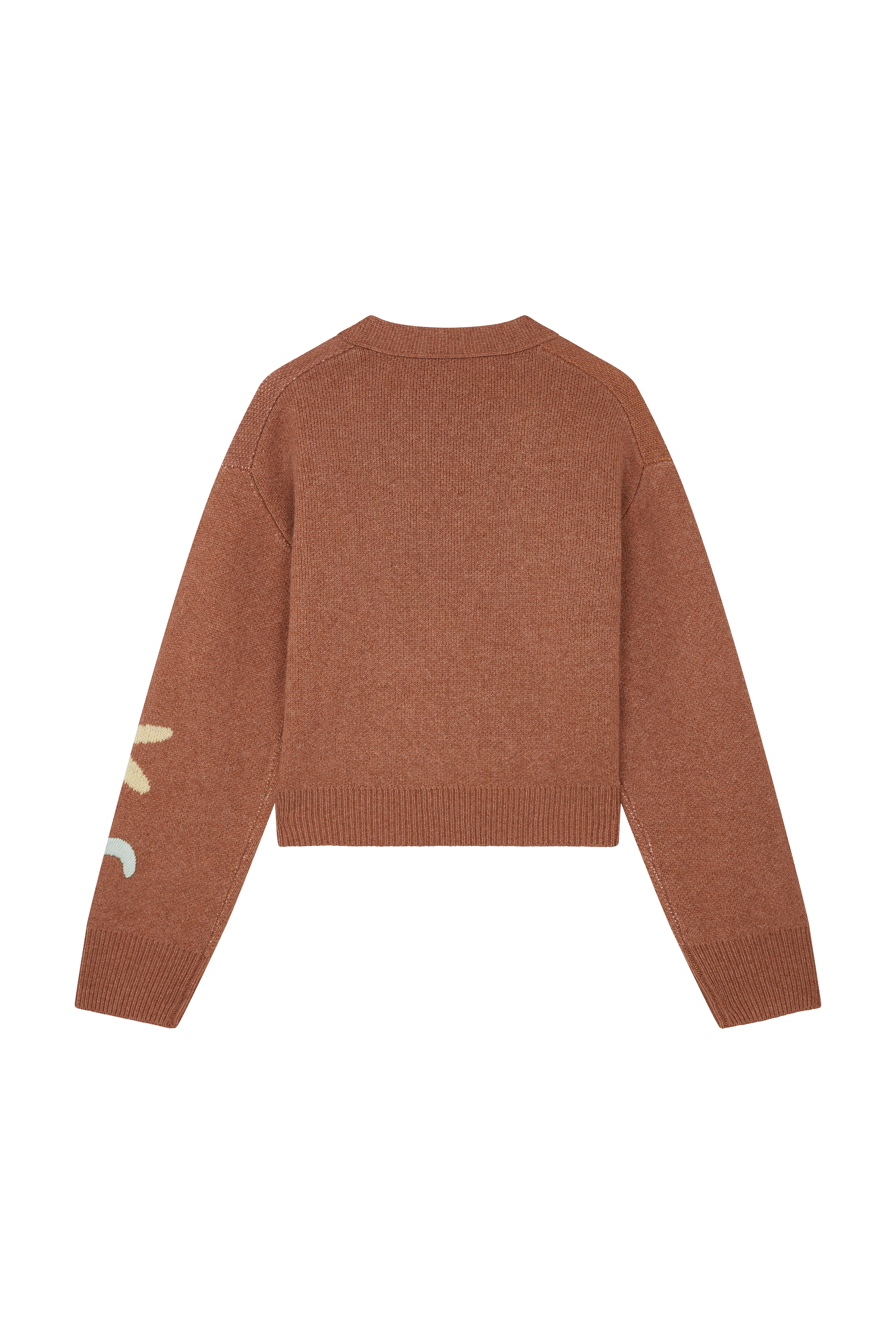 Floral Intarsia Cardigan 