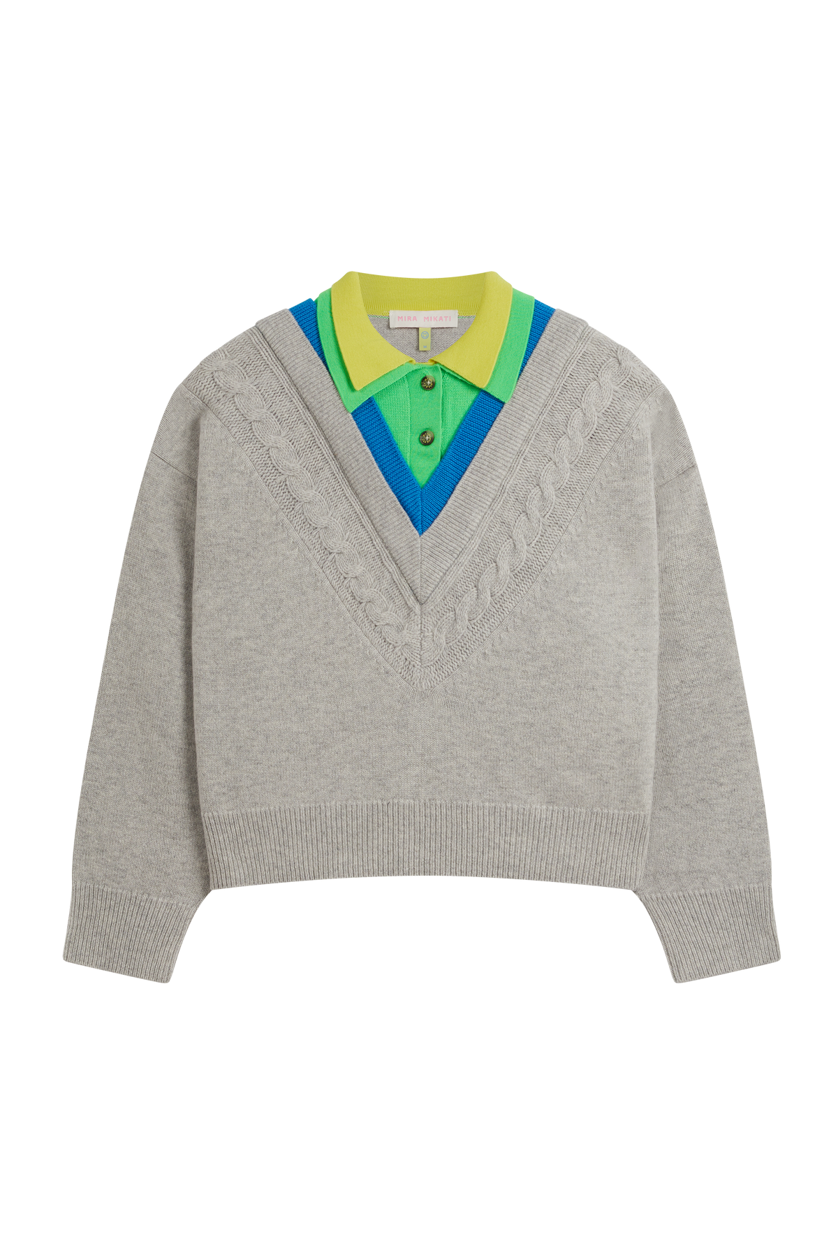 Multi Layer V Neck Jumper
