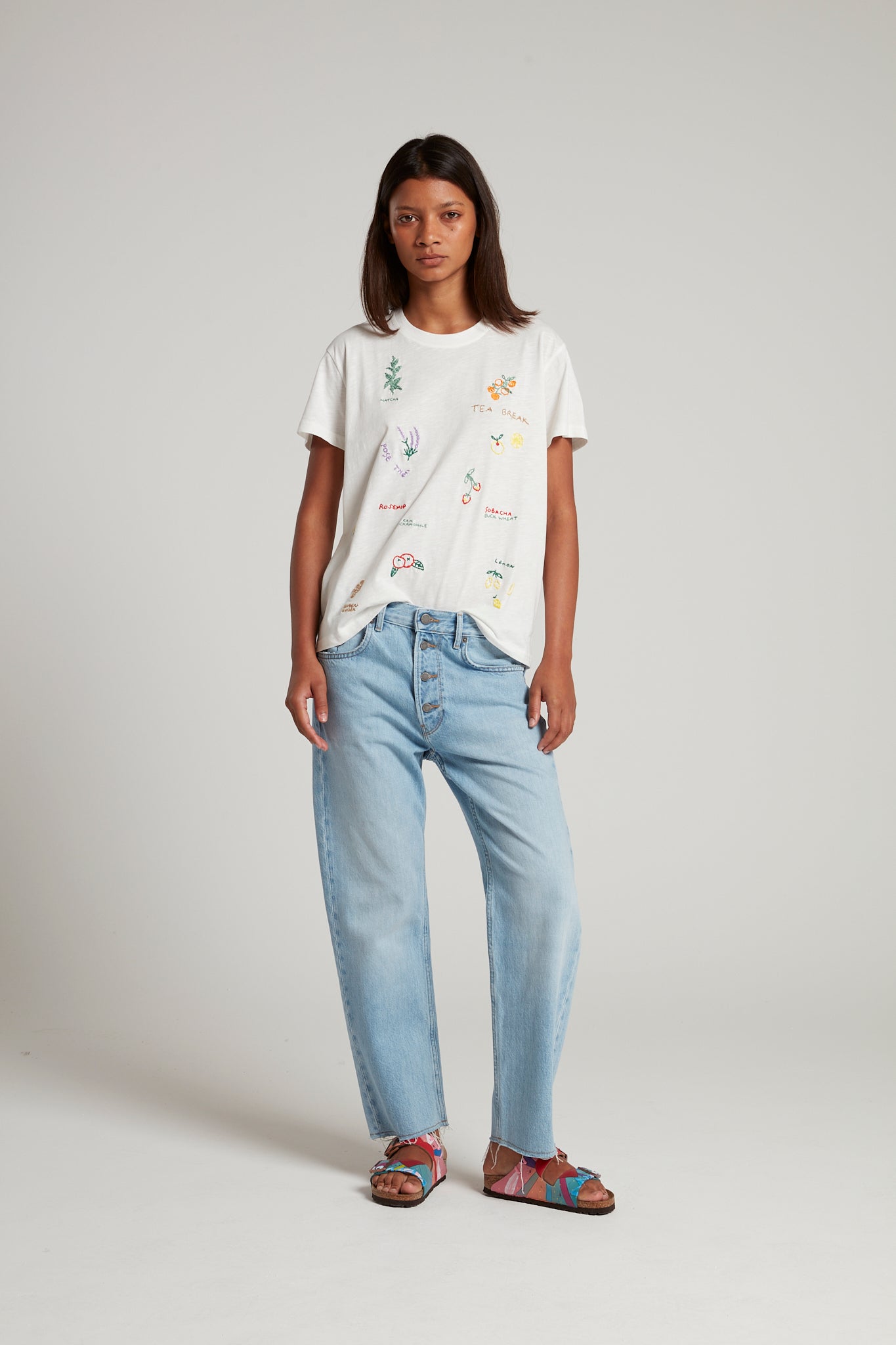 Tea Embroidered T-shirt 