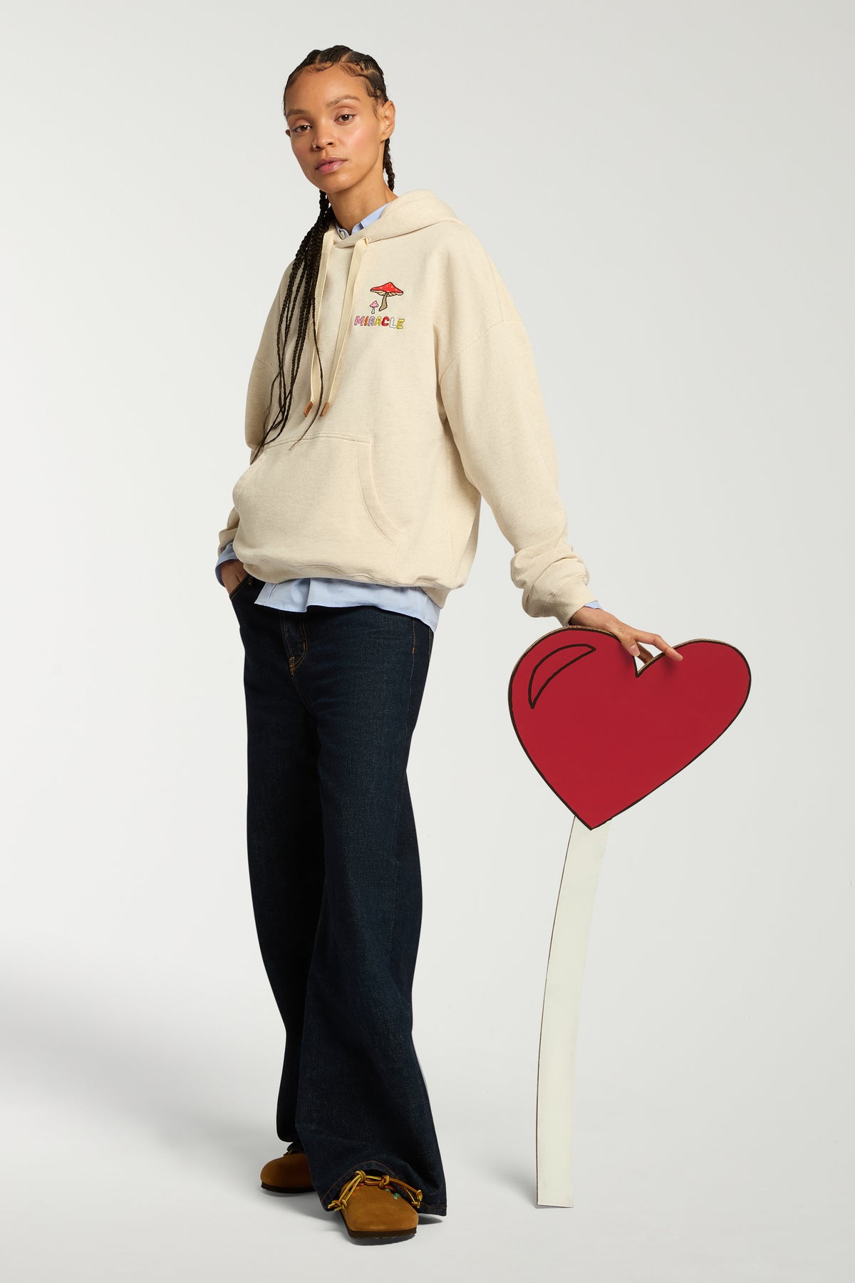 Grateful Dead x Mira Mikati 'I Need A 'Mira'cle' Printed Hoodie