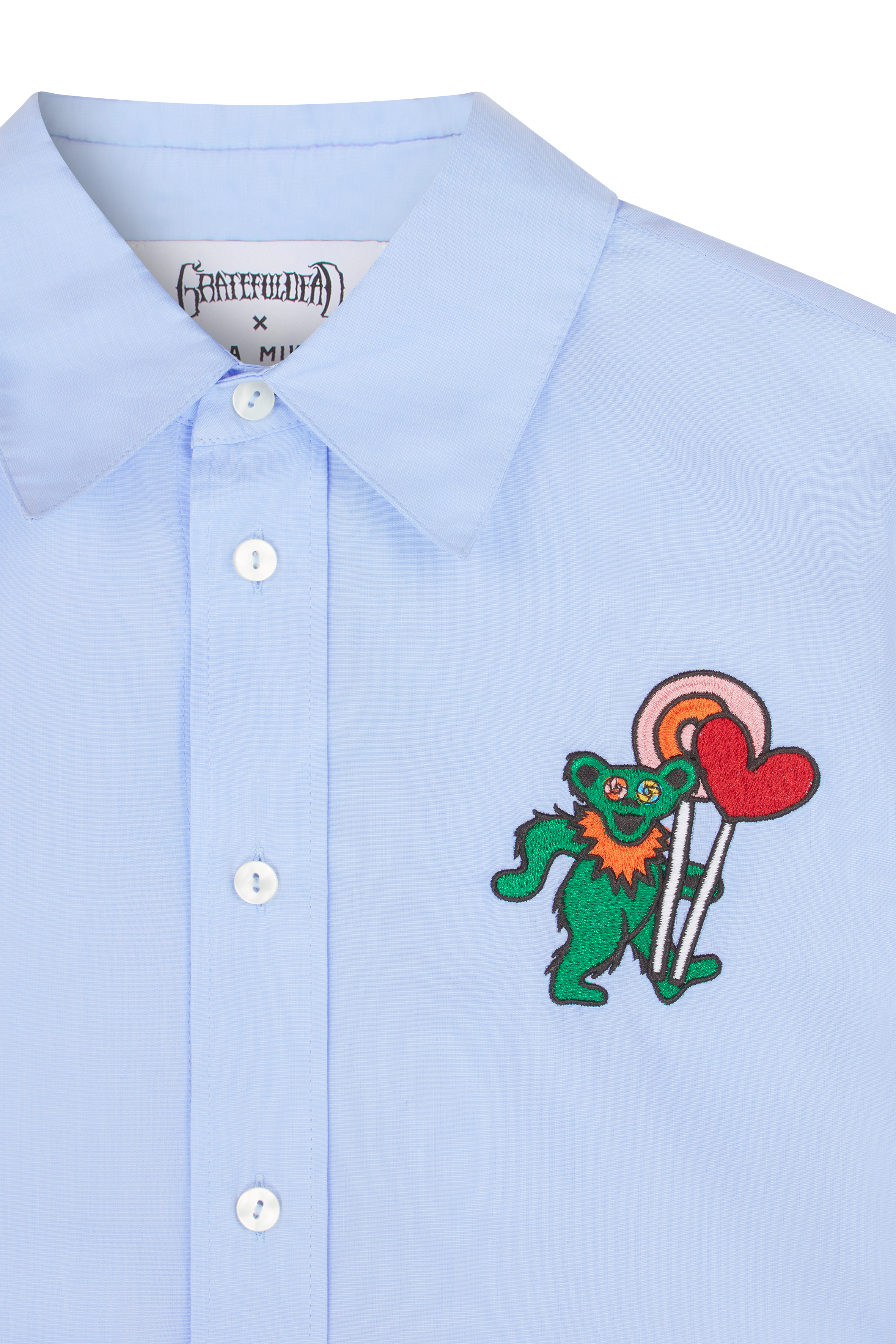 Grateful Dead x Mira Mikati 'Candyman' Embroidered Shirt